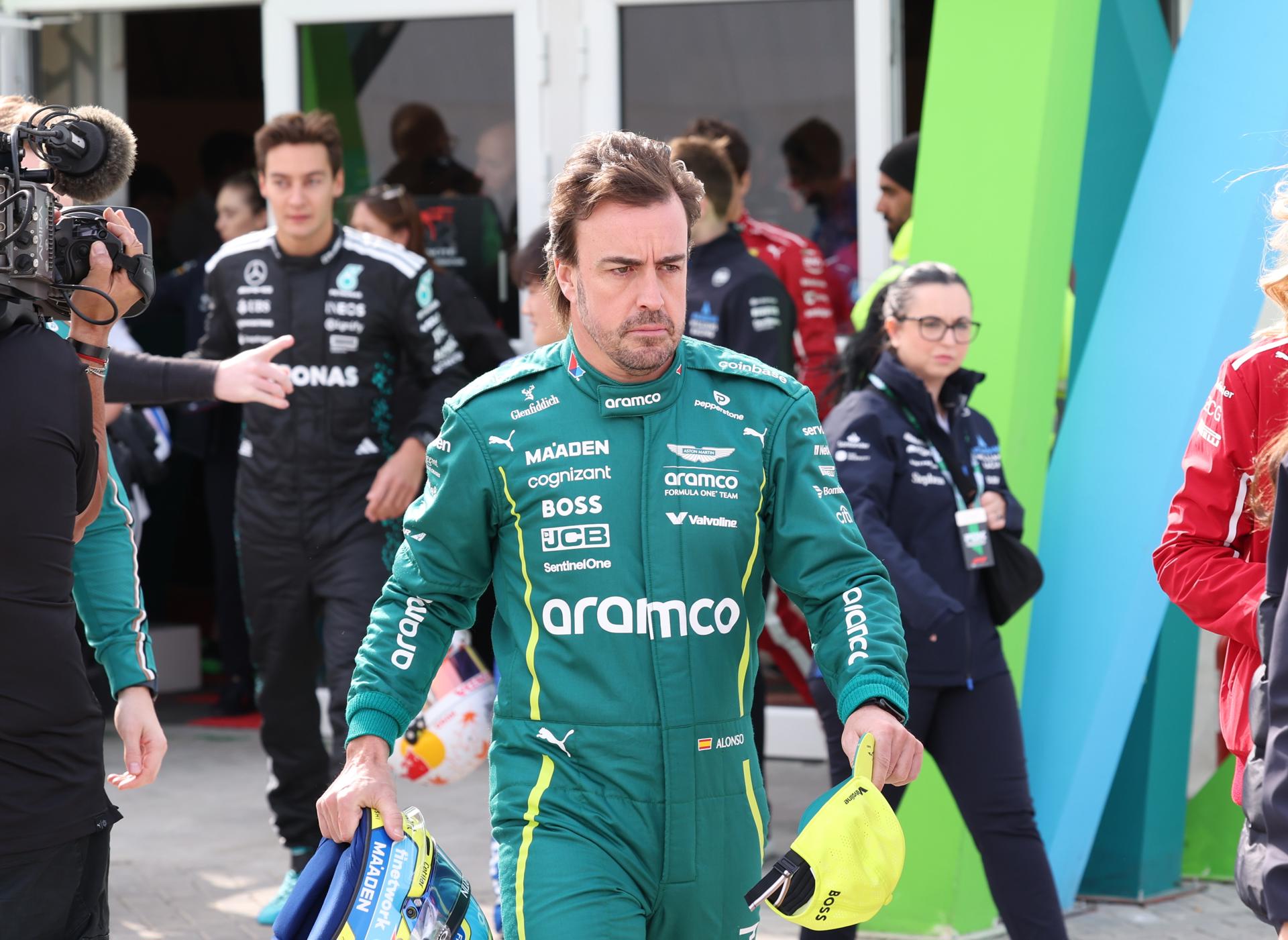 Fernando Alonso, piloto de Aston Martin. EFE/EPA/ALI HAIDER