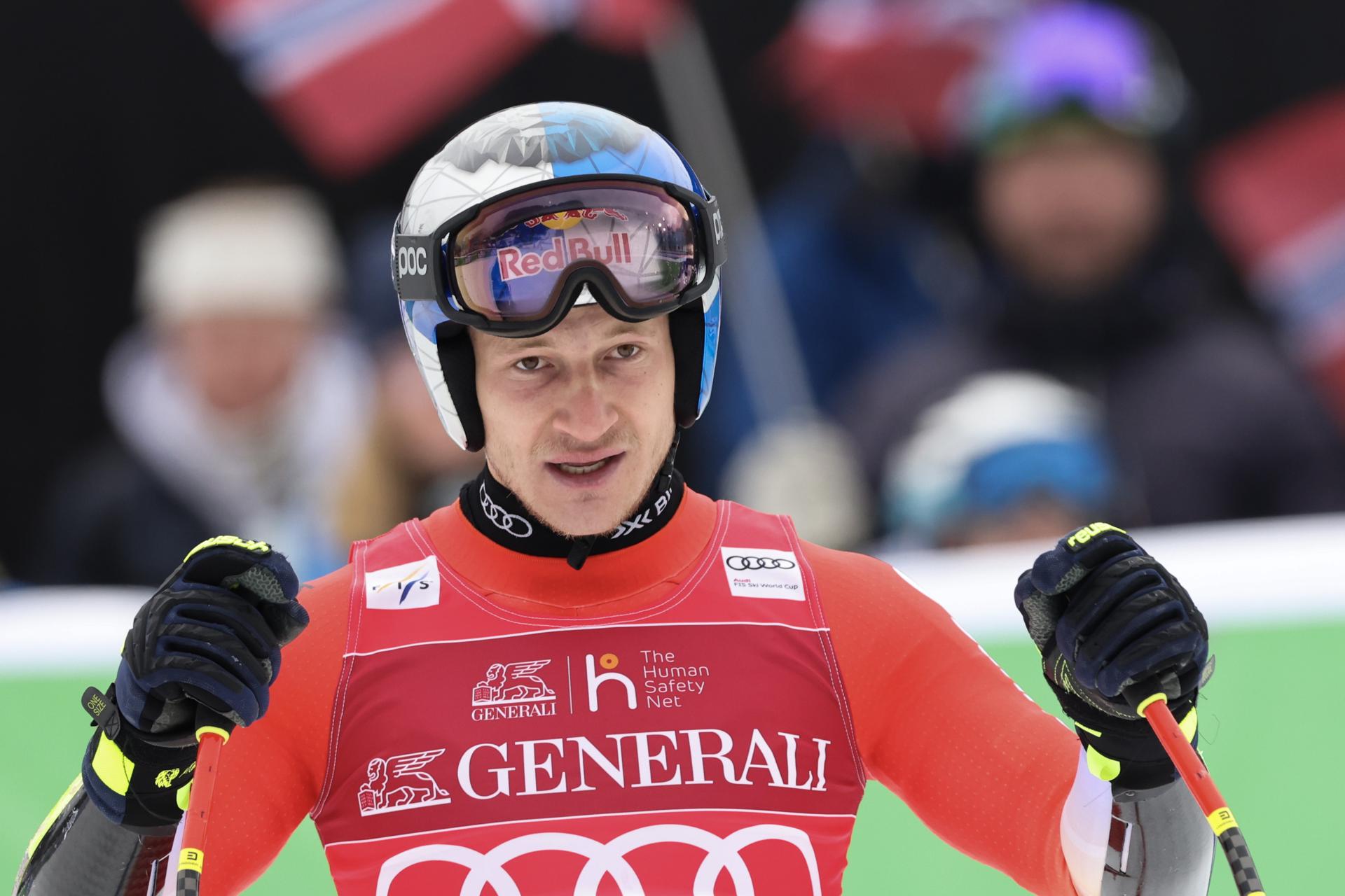 El suizo Marco Odematt en Kvitfjell (Noruega) EFE/EPA/CORNELIUS POPPE