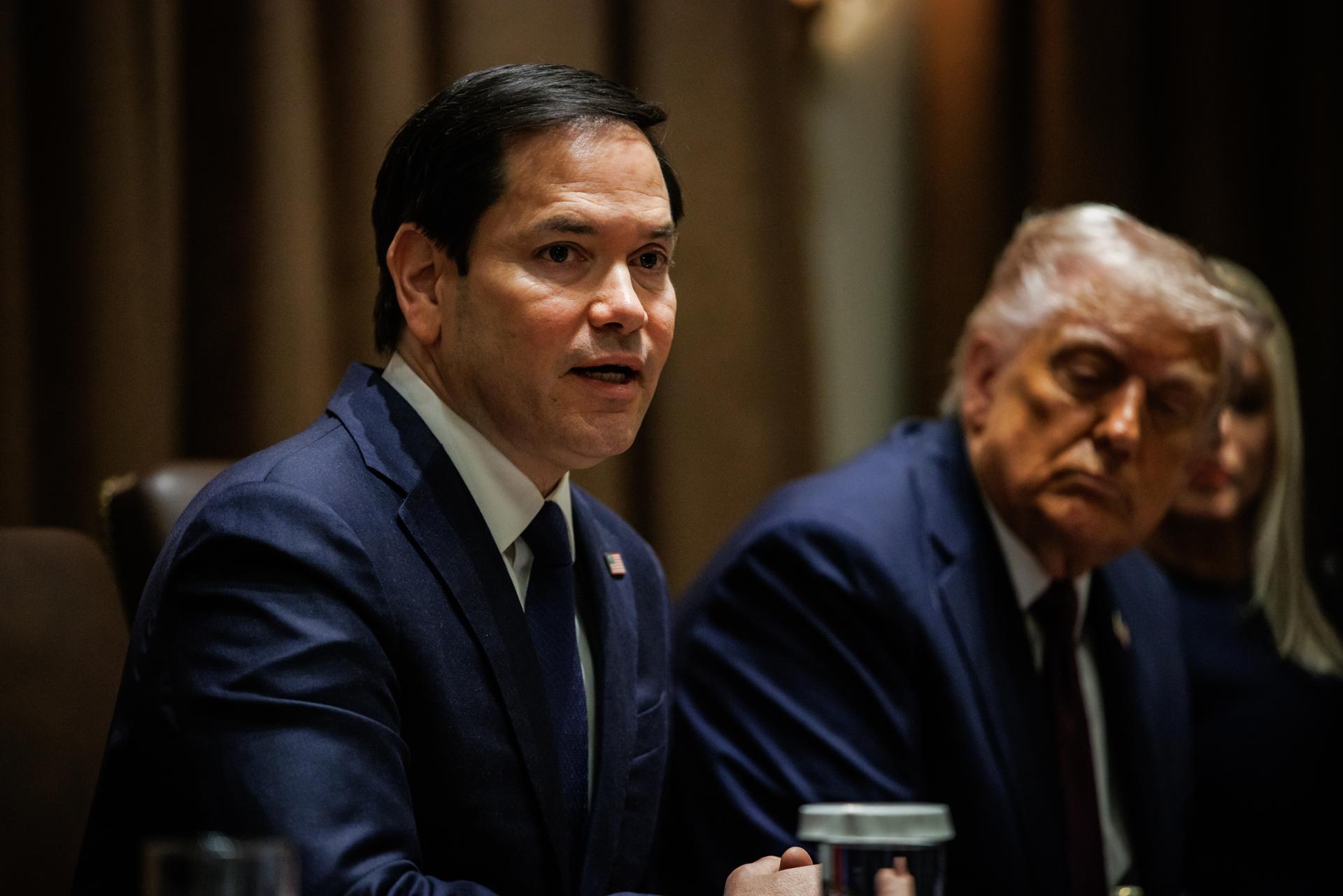 El secretario de Estado de Estados Unidos, Marco Rubio. EFE/Samuel Corum