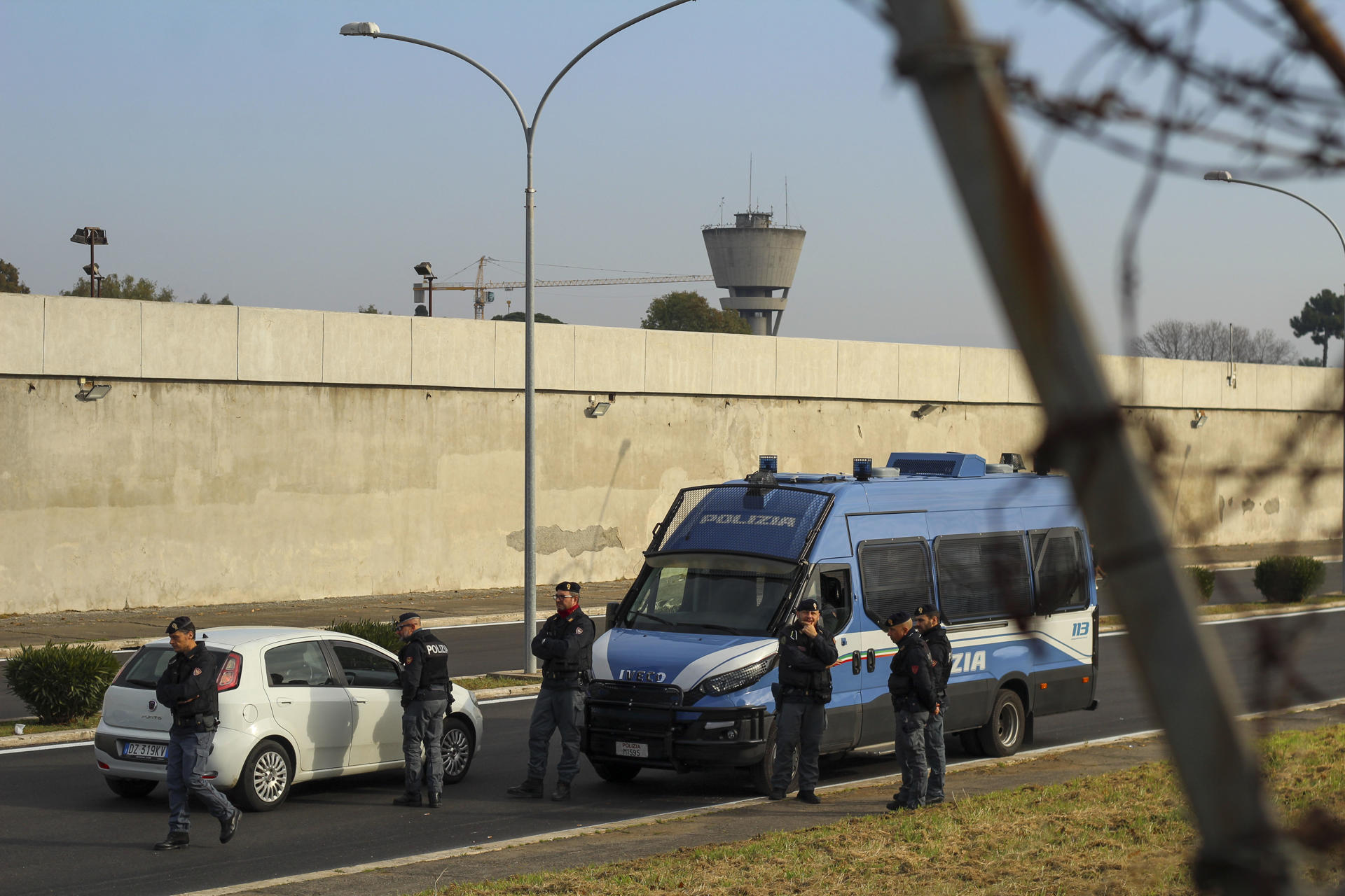Vista del exterior de la prisión de Rebibbia en Roma. EFE/ Joan Mas Autonell