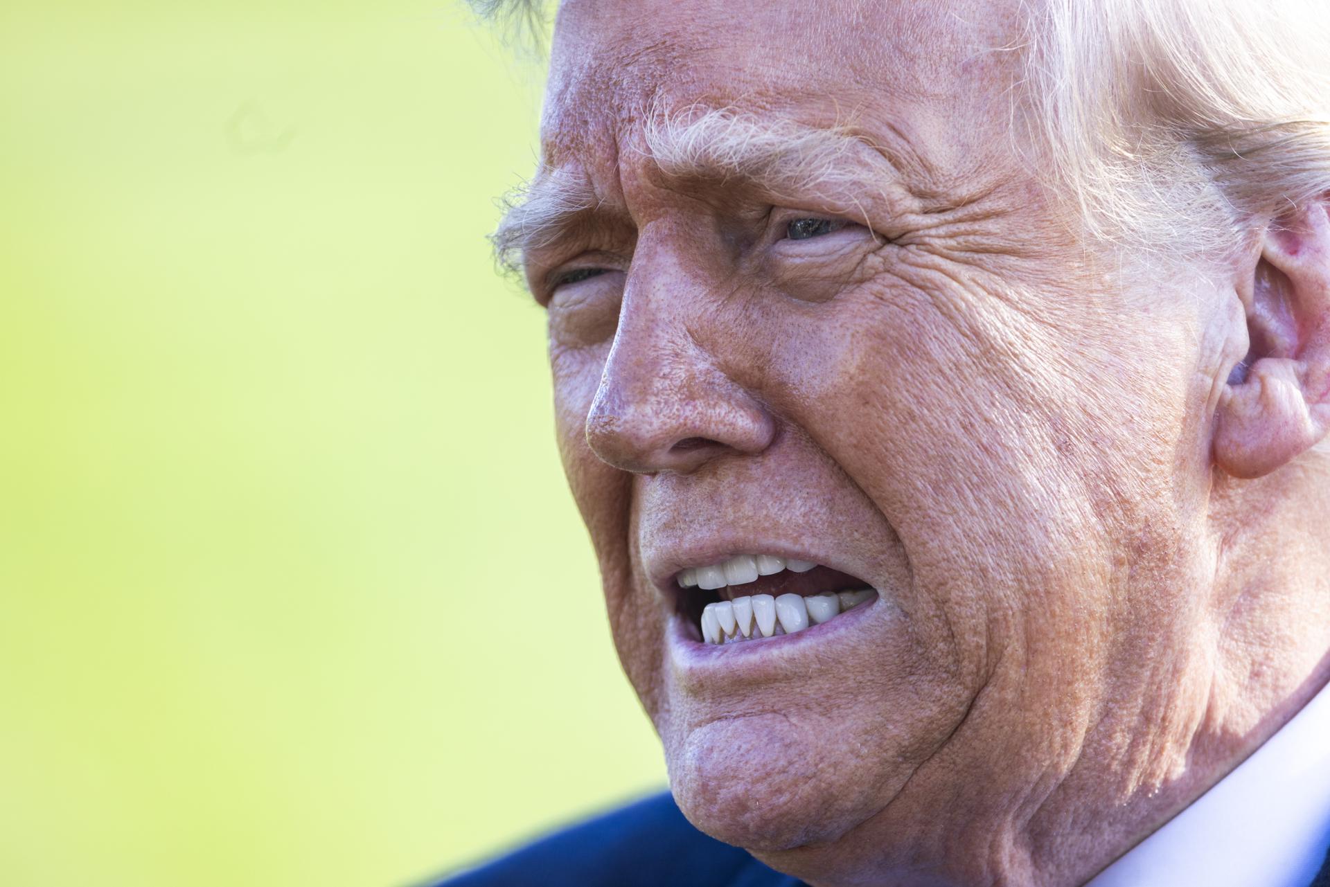 El presidente de Estados Unidos, Donald Trump. EFE/JIM LO SCALZO