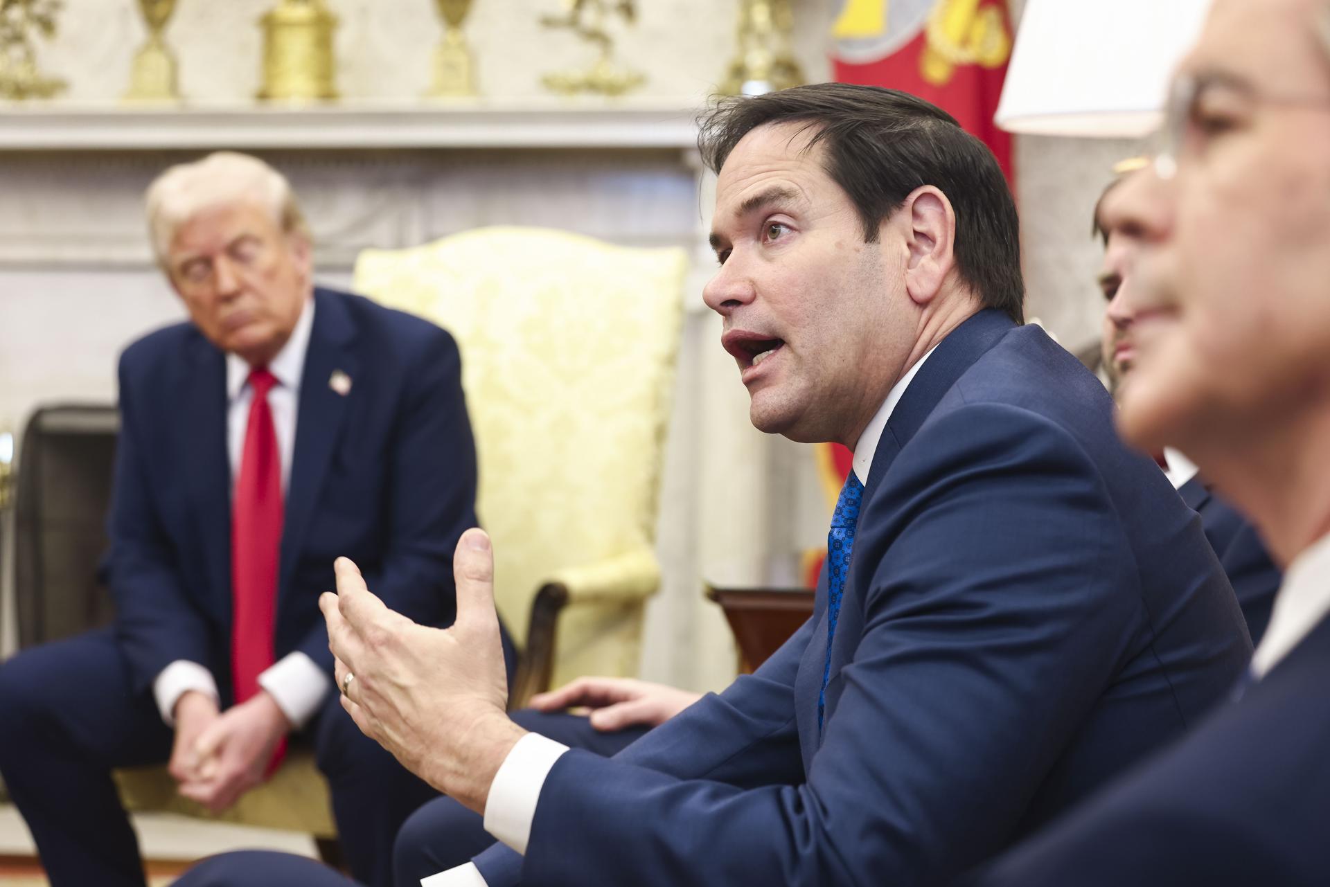 El secretario de Estado de EE.UU., Marco Rubio. EFE/JIM LO SCALZO
