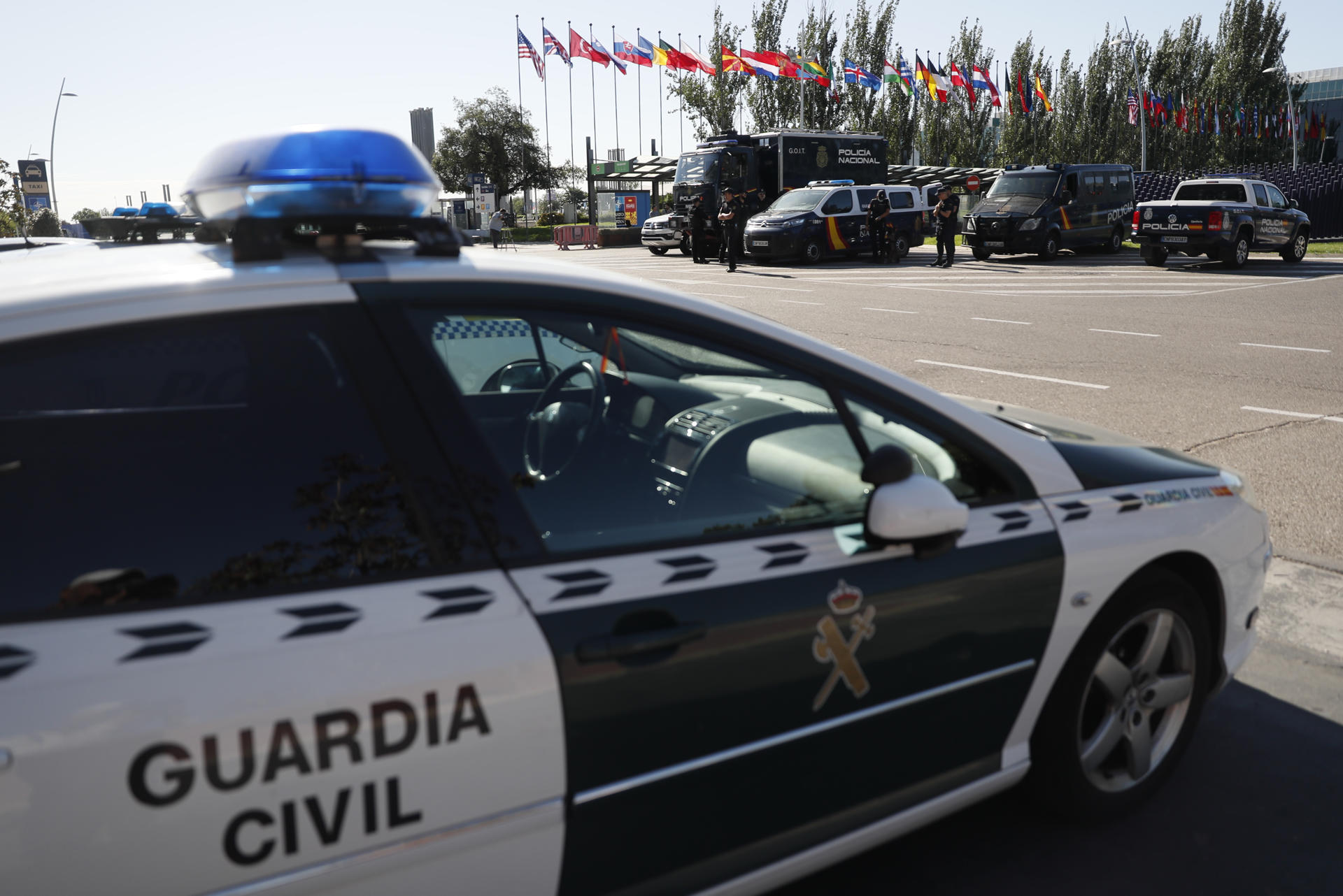 Un coche patrulla de la Guardia Civil en una imagen de archivo. EFE/ Mariscal