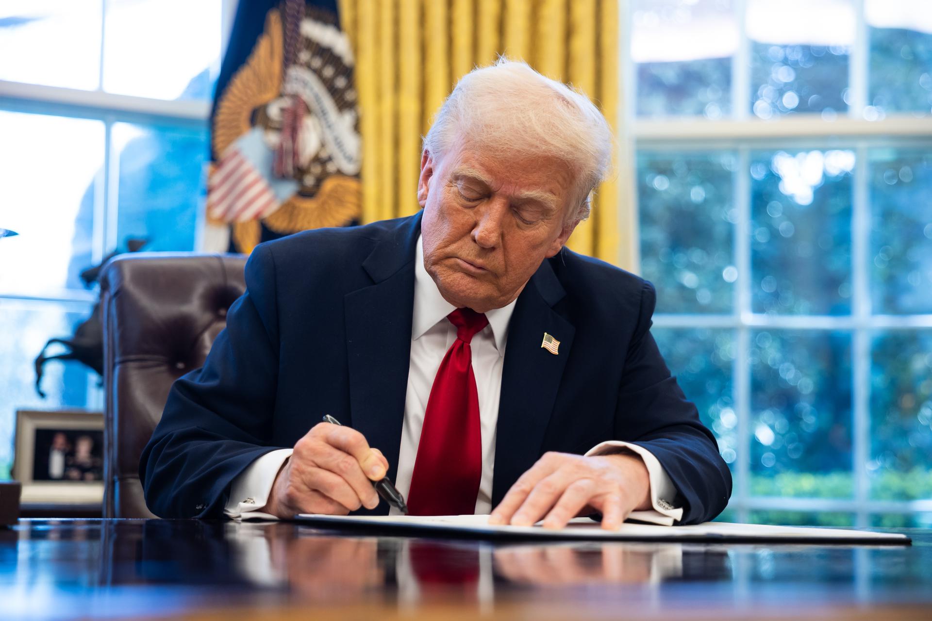 Foto de archivo del presidente de EE.UU. Donald Trump. EFE/FRANCIS CHUNG / POOL