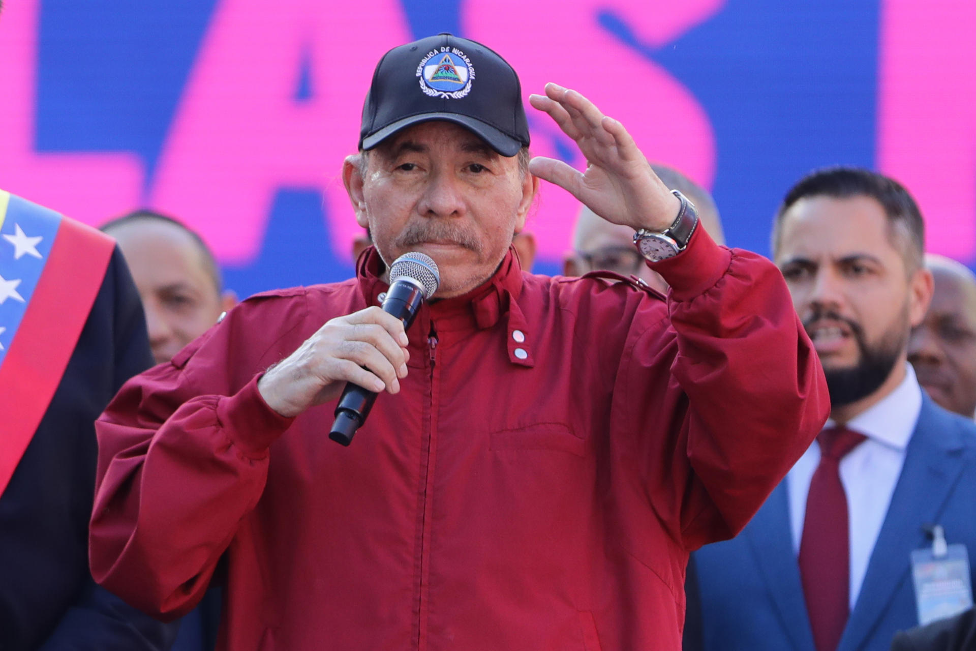 El presidente de Nicaragua, Daniel Ortega, en una fotografía de archivo. EFE/ Ronald Peña R.