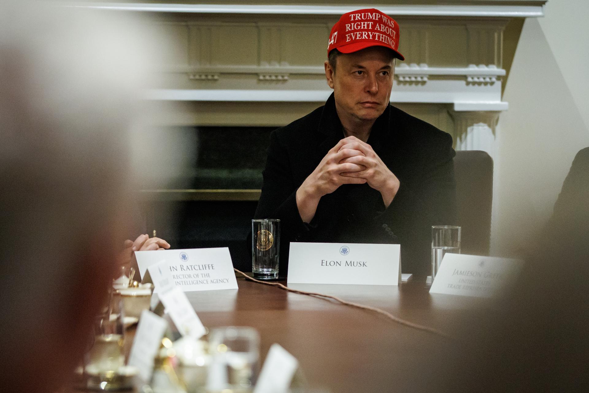 Imagen de Elon Musk, director ejecutivo de la empresa Space X y asesor del presidente de Estados Unidos, Donald Trump EFE/EPA/Samuel Corum/ POOL