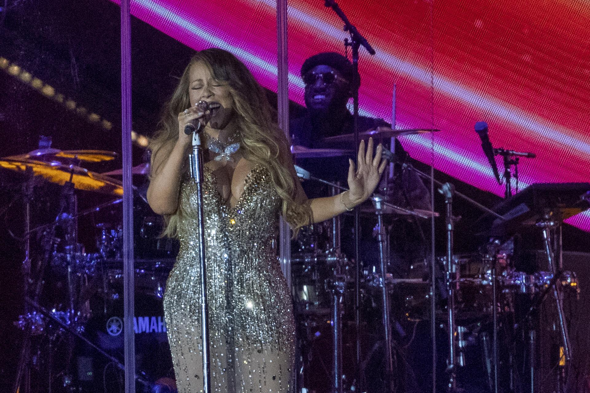 La cantante estadounidense Mariah Carey se presenta durante el Global Citizen Festival en Nueva York, Nueva York, EE. UU., el 24 de septiembre de 2022. EFE/EPA/SARAH YENESEL