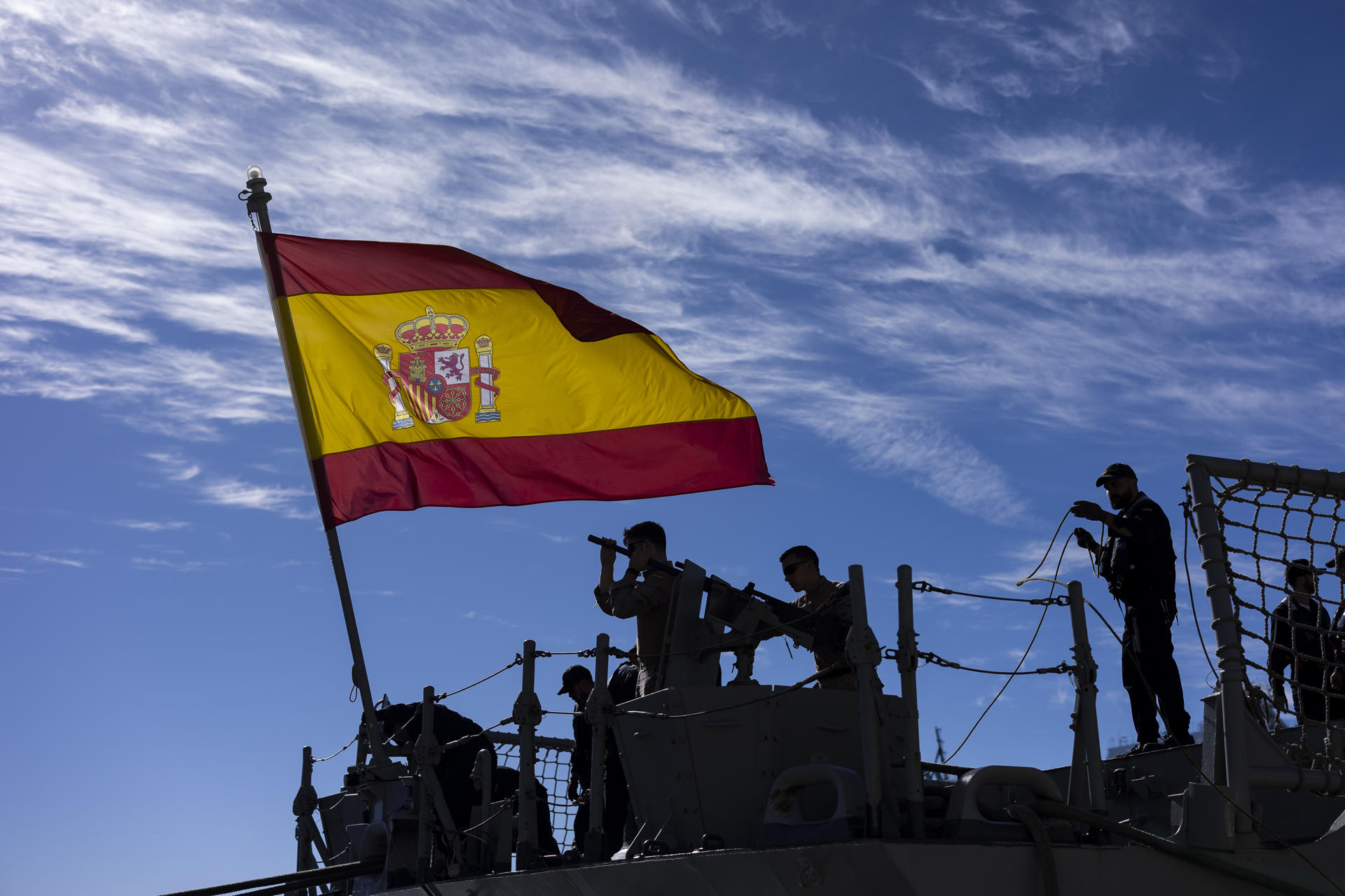 Imagen de archivo de la fragata "Santa María" de la Armada Española. EFE/Carlos Día