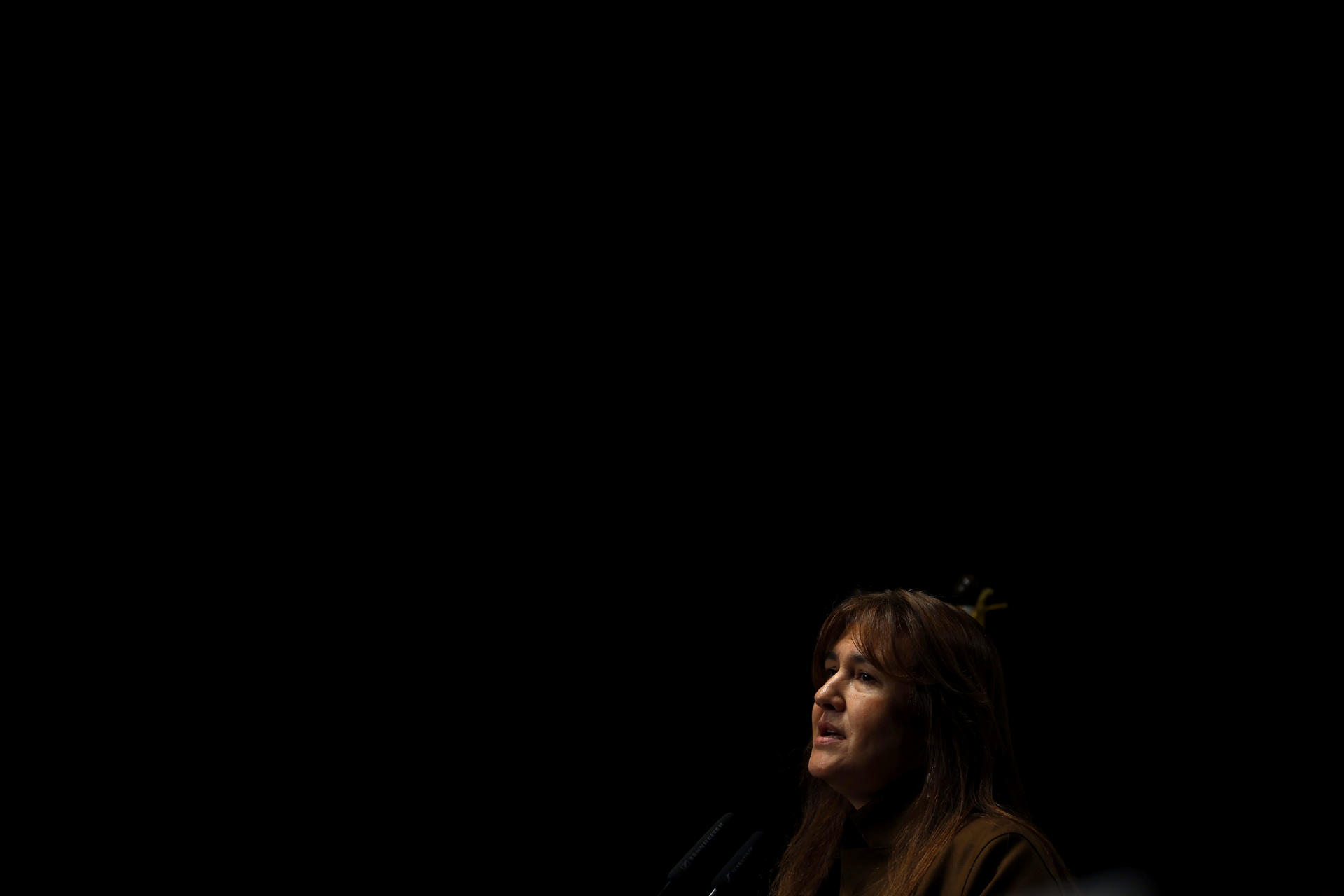Imagen de archivo de la expresidenta del Parlament Laura Borràs. EFE/Alberto Estevez