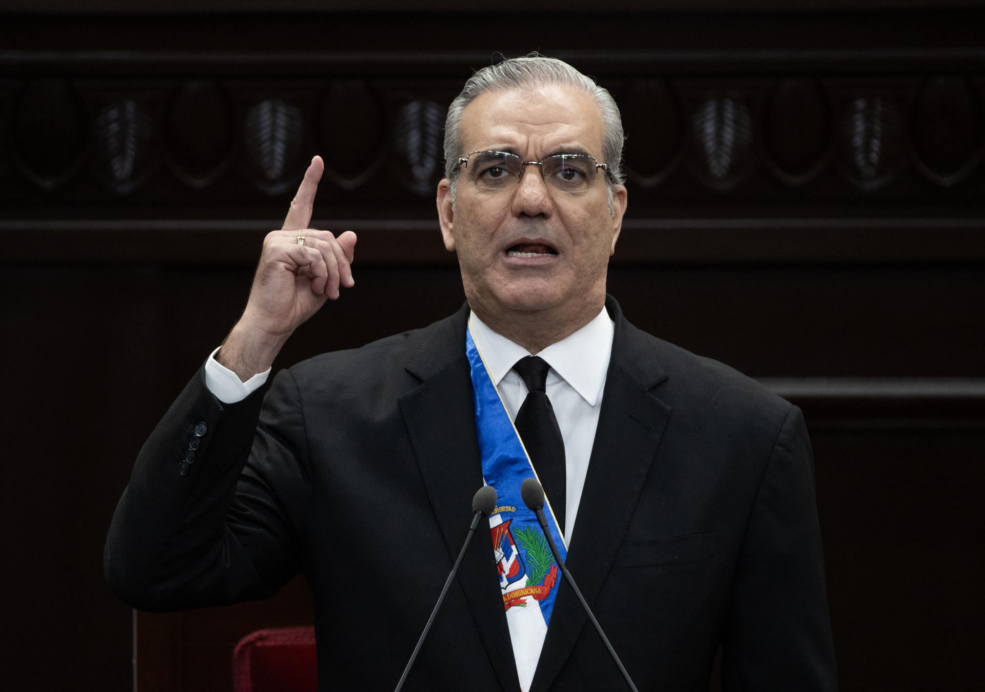 El presidente de República Dominicana, Luis Abinader, en una foto de archivo. EFE/ Orlando Barría