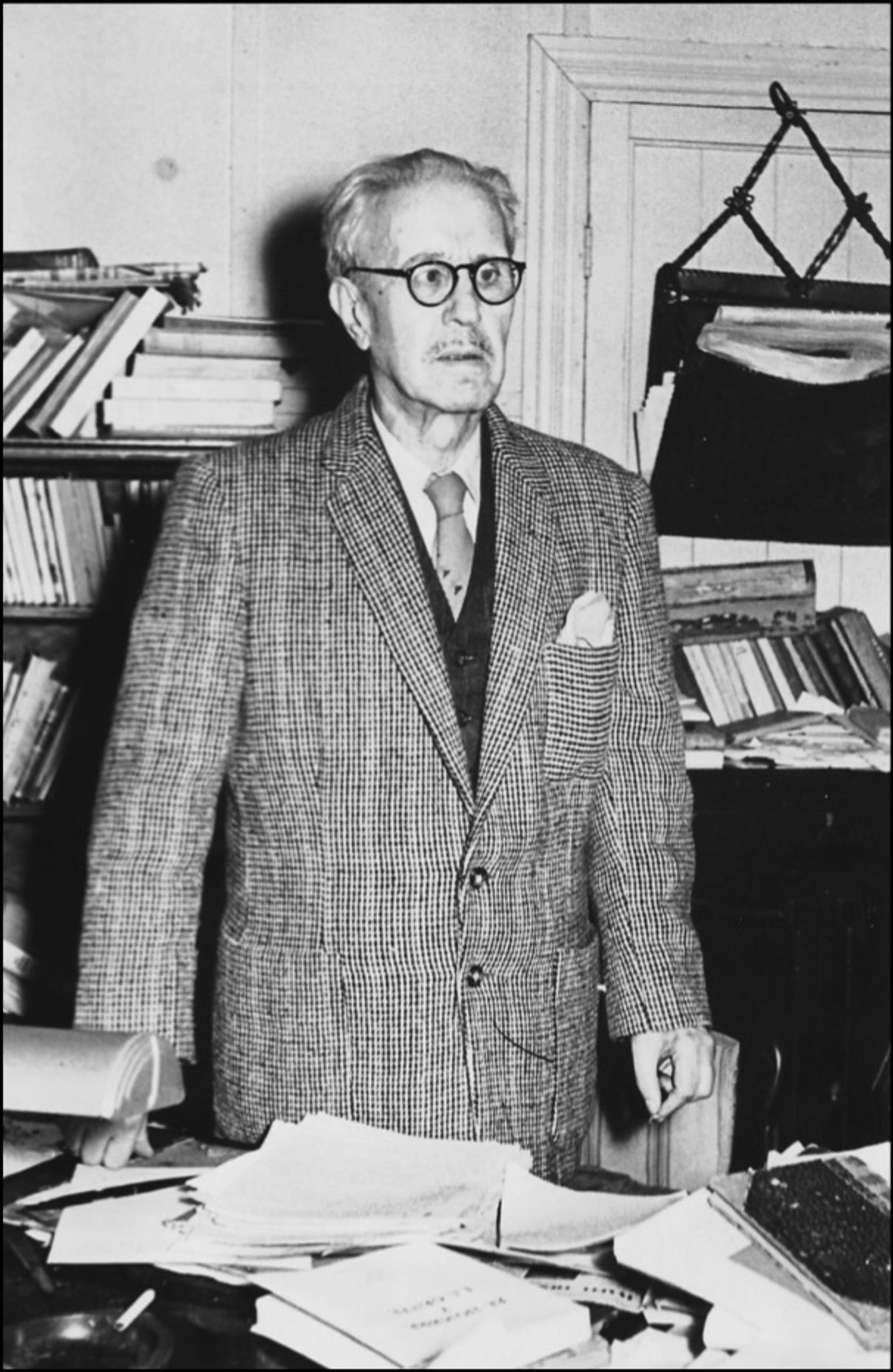 CÓRDOBA, 15/03/2025.- Antonio Jaén Morente en una imagen tomada en Costa Rica, donde falleció en el exilio en 1964, cuando era director de la Cátedra Menendez Pidal, en San José. EFE/Manuel Toribio García//SOLO USO EDITORIAL/SOLO DISPONIBLE PARA ILUSTRAR LA NOTICIA QUE ACOMPAÑA (CRÉDITO OBLIGATORIO)//