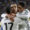 El delantero francés del Real Madrid Kylian Mbappé celebra con sus compañeros uno de sus goles ante el Villarreal durante el partido de Liga disputado entre el Villarreal y el Real Madrid, este sábado en el Estadio de La Cerámica, en Villarreal. EFE/Ana Escobar