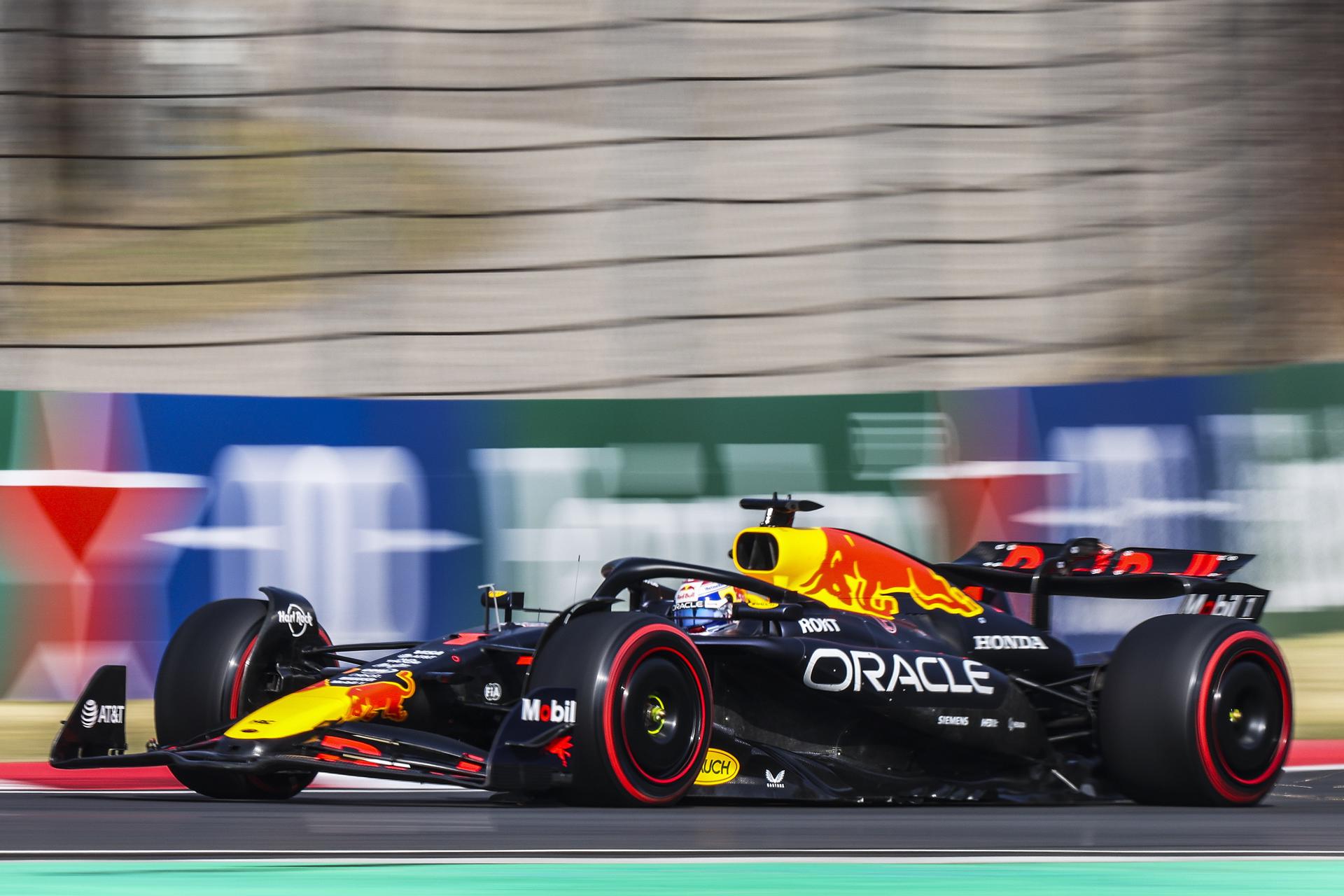 Max Verstappen, durante la carrera al esprint del Gran Premio de China, en Shanghái EFE/EPA/WU HAO