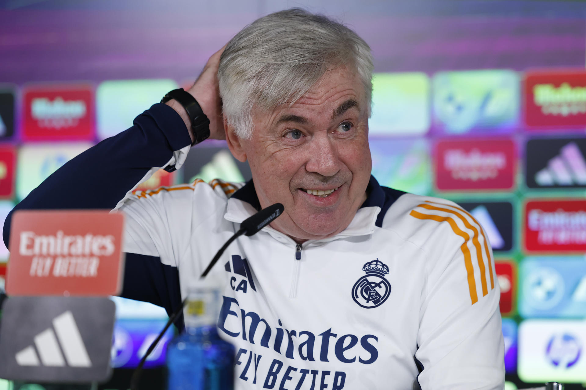 El técnico del Real Madrid, Carlo Ancelotti. EFE/ Mariscal