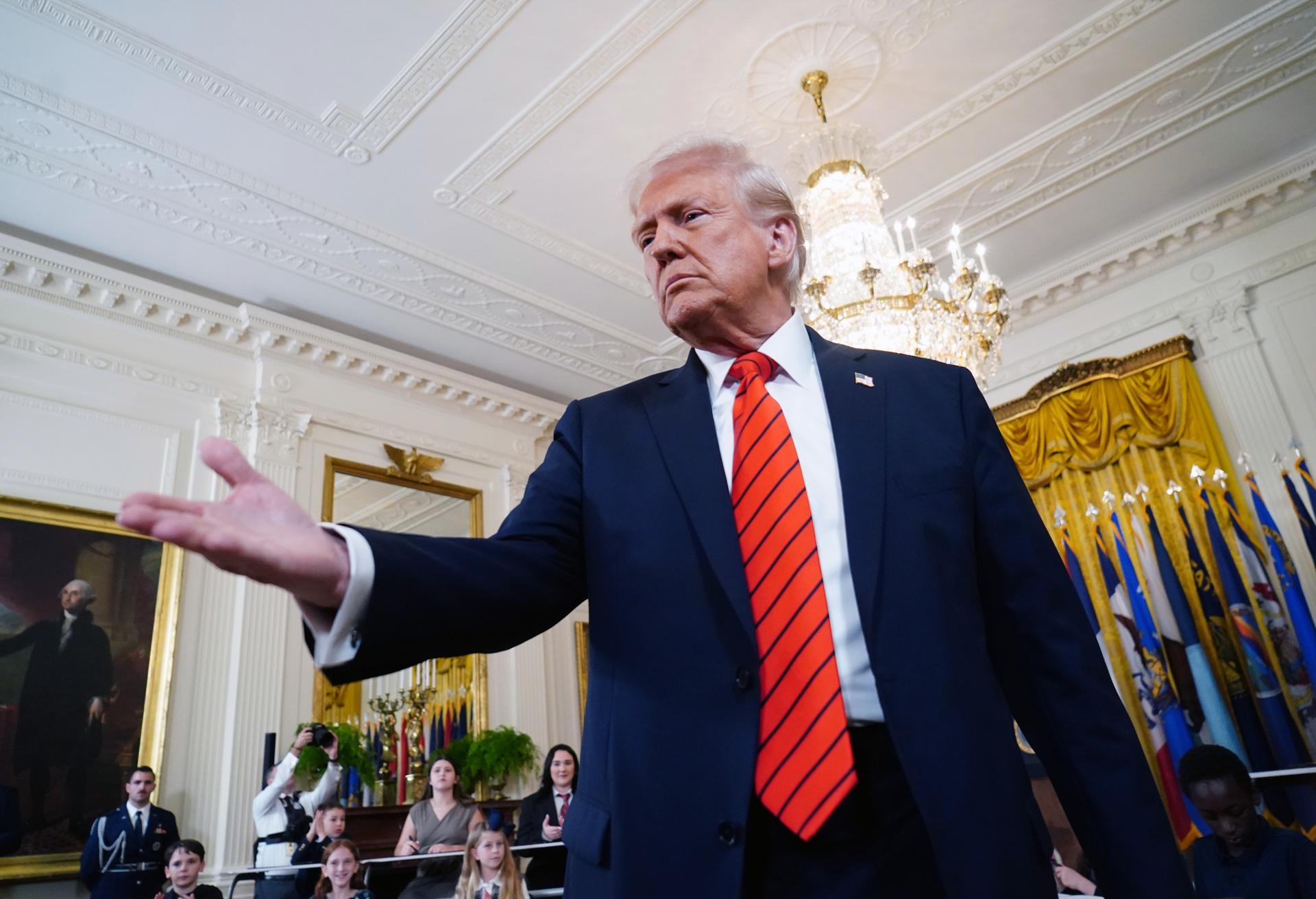 El presidente de Estados Unidos, Donald Trump. EFE/Bonnie Cash