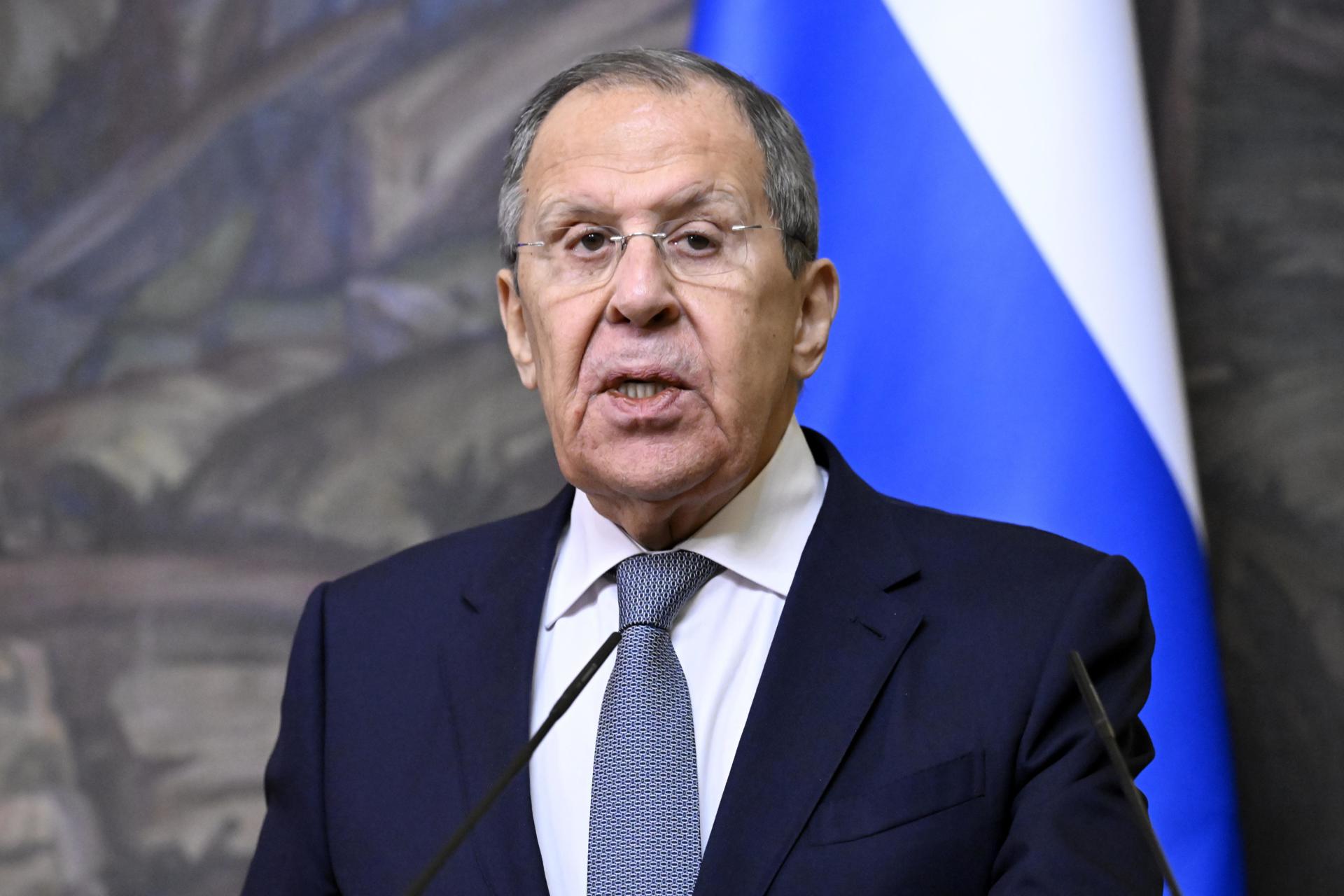 El ministro de Exteriores de Rusia, Serguéi Lavrov, en una imagen de archivo. EFE/EPA/ALEXANDER NEMENOV / POOL