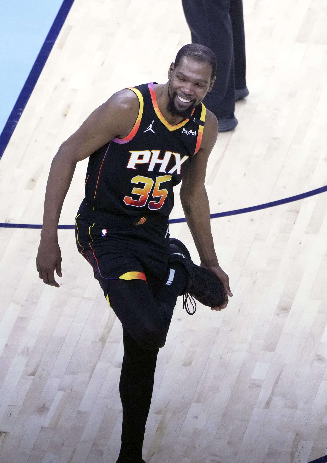 Kevin Durant, alero de Phoenix Suns. EFE/ Karen Pulfer Focht
