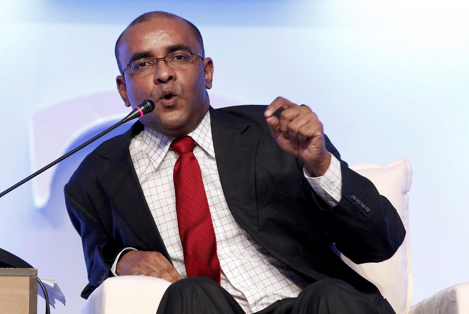 El vicepresidente de Guyana, Bharrat Jagdeo, en una fotografía de archivo. EFE/JEON HEON-KYUN