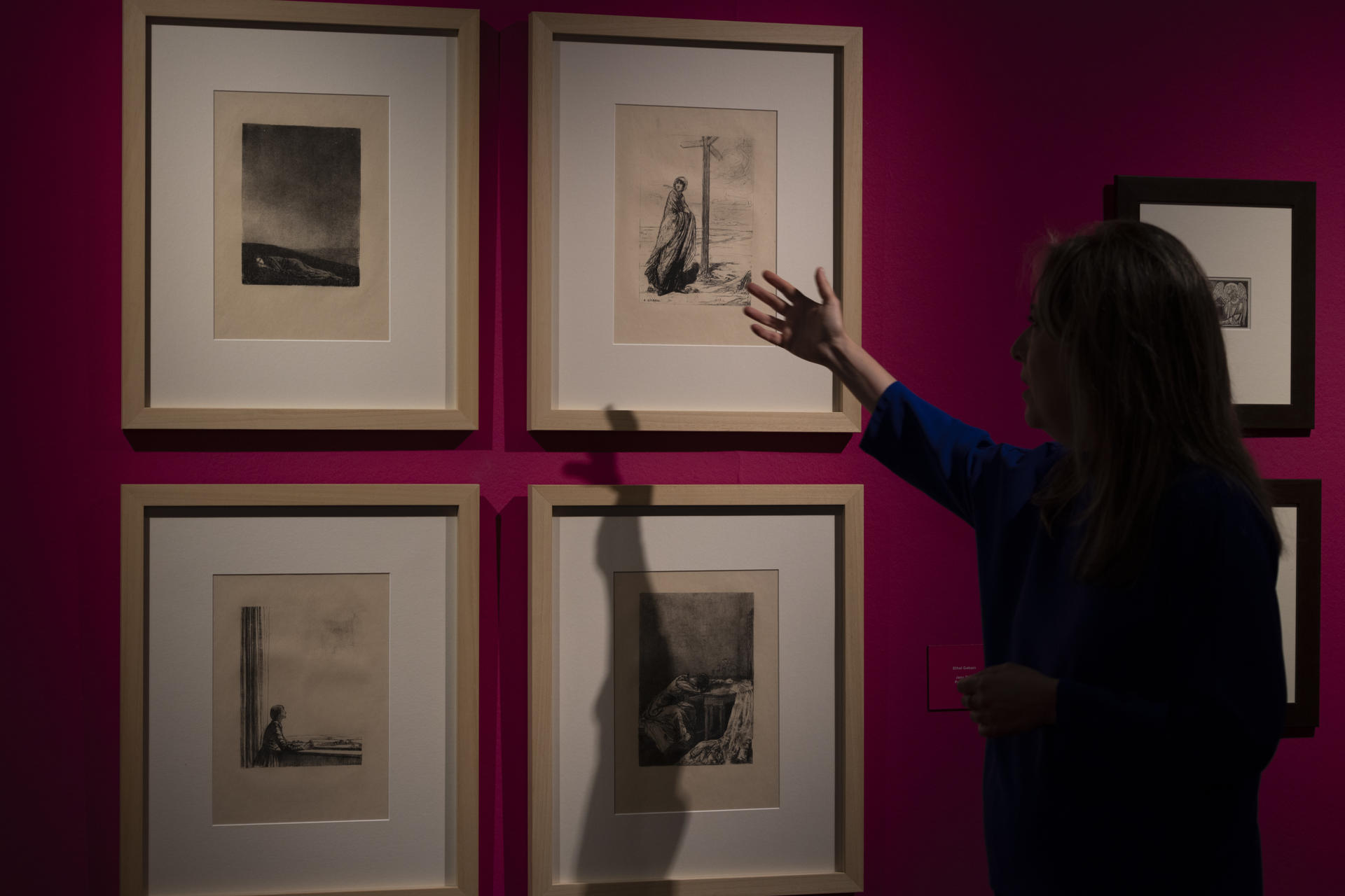 La obra 'Jane Eyre', de Ethel Gabain, en la exposición 'Creadoras'. EFE/Marta Pérez