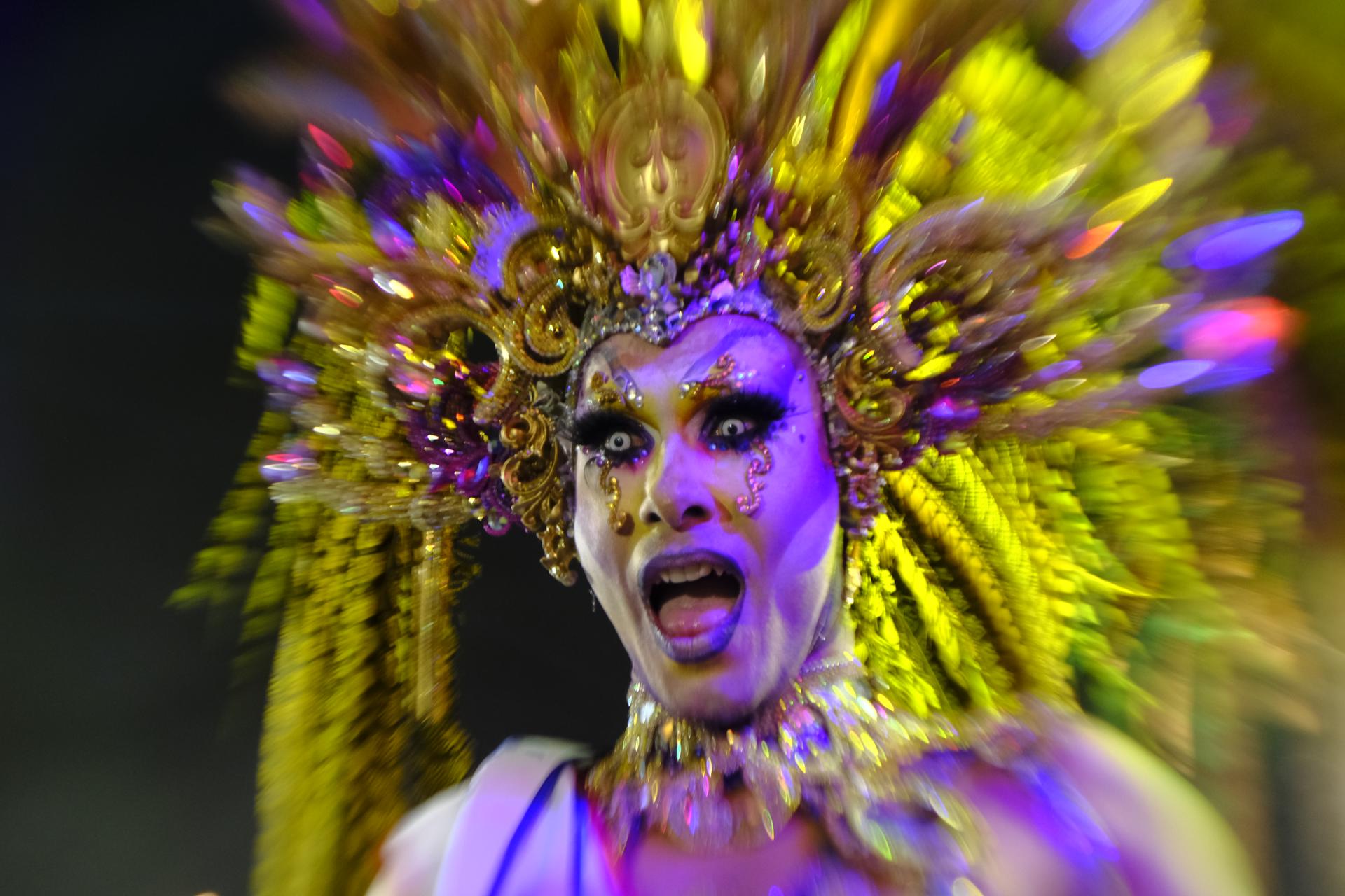 Drag Armek (Pedro Llomar Miranda González), nuevo Drag Queen del Carnaval de Las Palmas de Gran Canaria. EFE/Ángel Medina G.