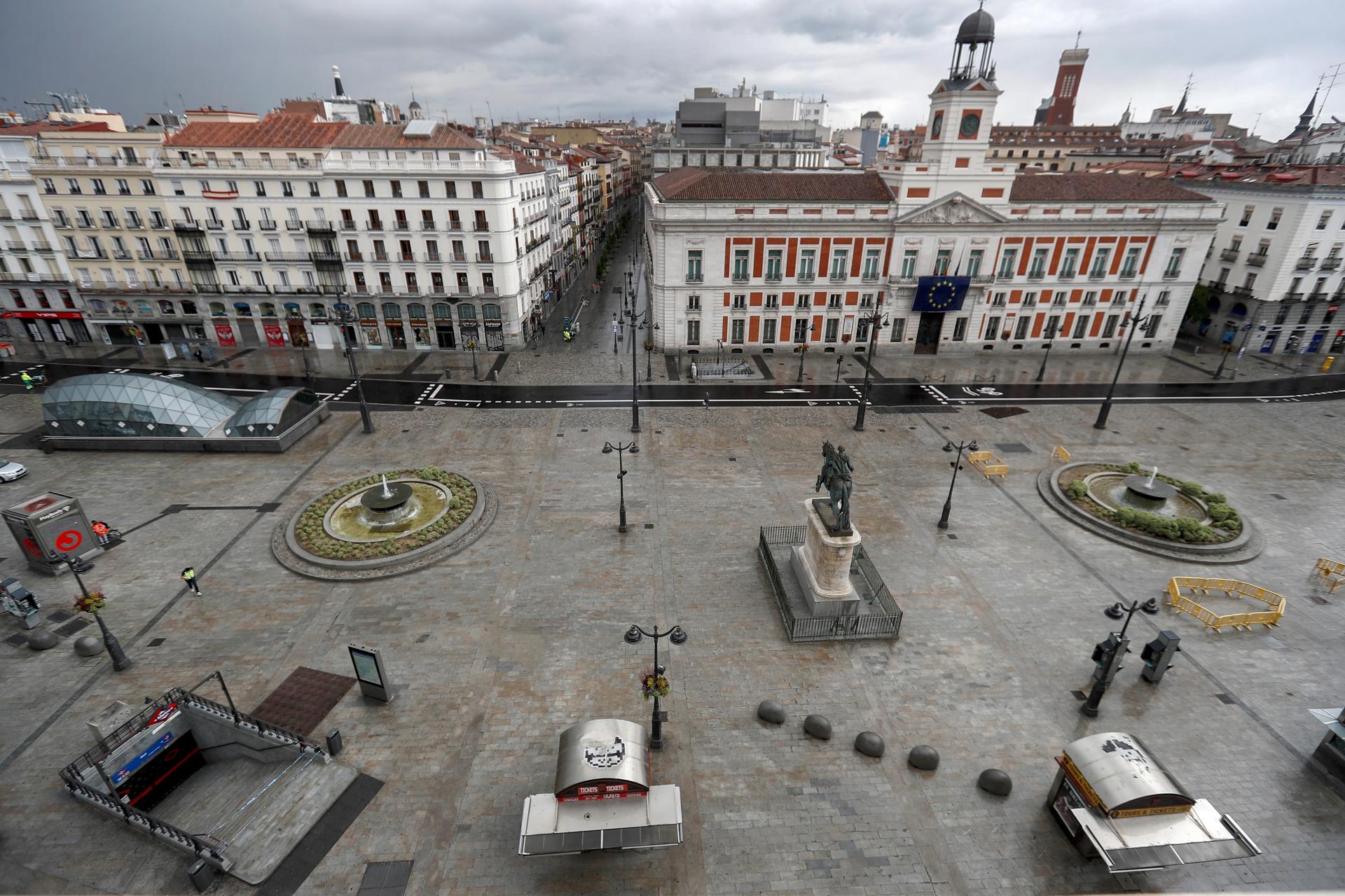 Hace 5 años el Gobierno español paralizó las actividades no esenciales por la pandemia del coronavirus. EFE/ Mariscal/Archivo