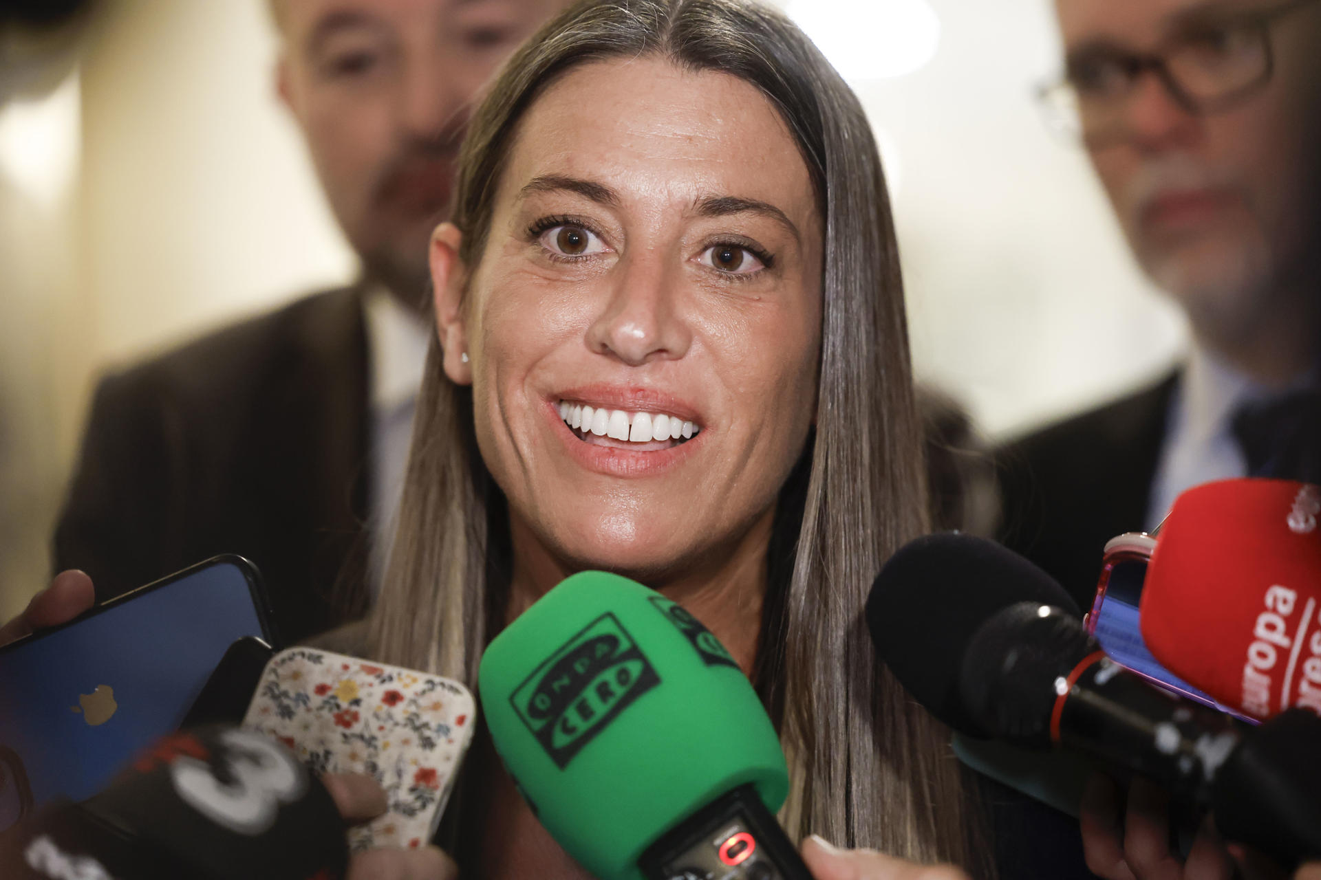 La portavoz de Junts en el Congreso, Míriam Nogueras. EFE/ J.P.Gandul