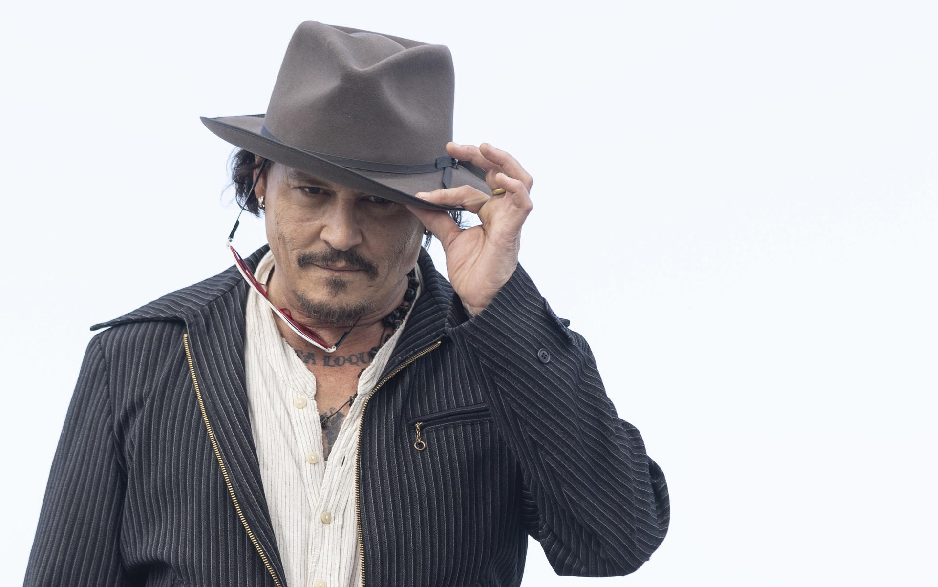 El actor Johnny Depp en la última edición del Festival de Cine de San Sebastián. EFE/Juan Herrero.