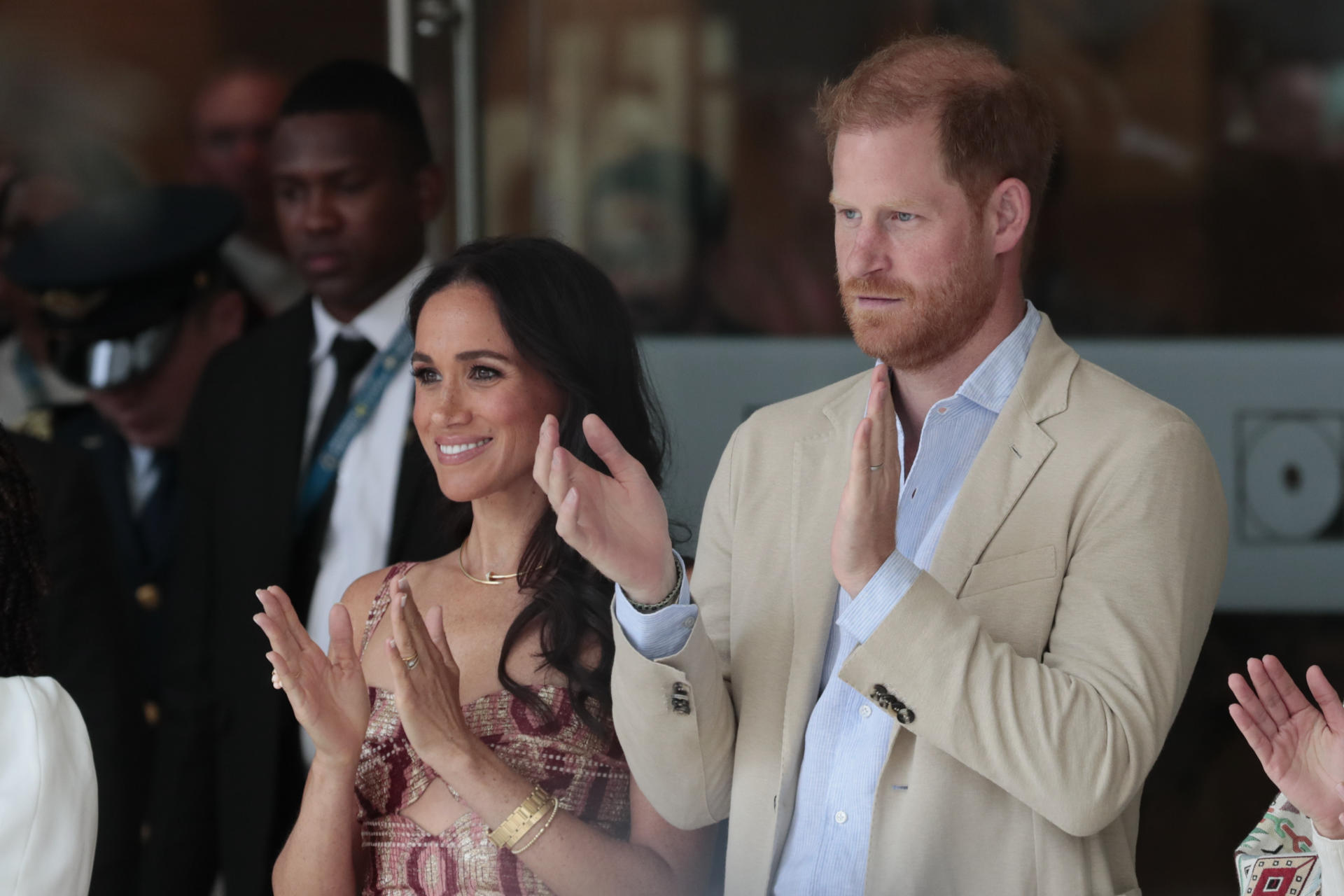 El duque y la duquesa de Sussex, el príncipe Enrique (d) y Meghan Markle, en una imagen de archivo. EFE/ Carlos Ortega