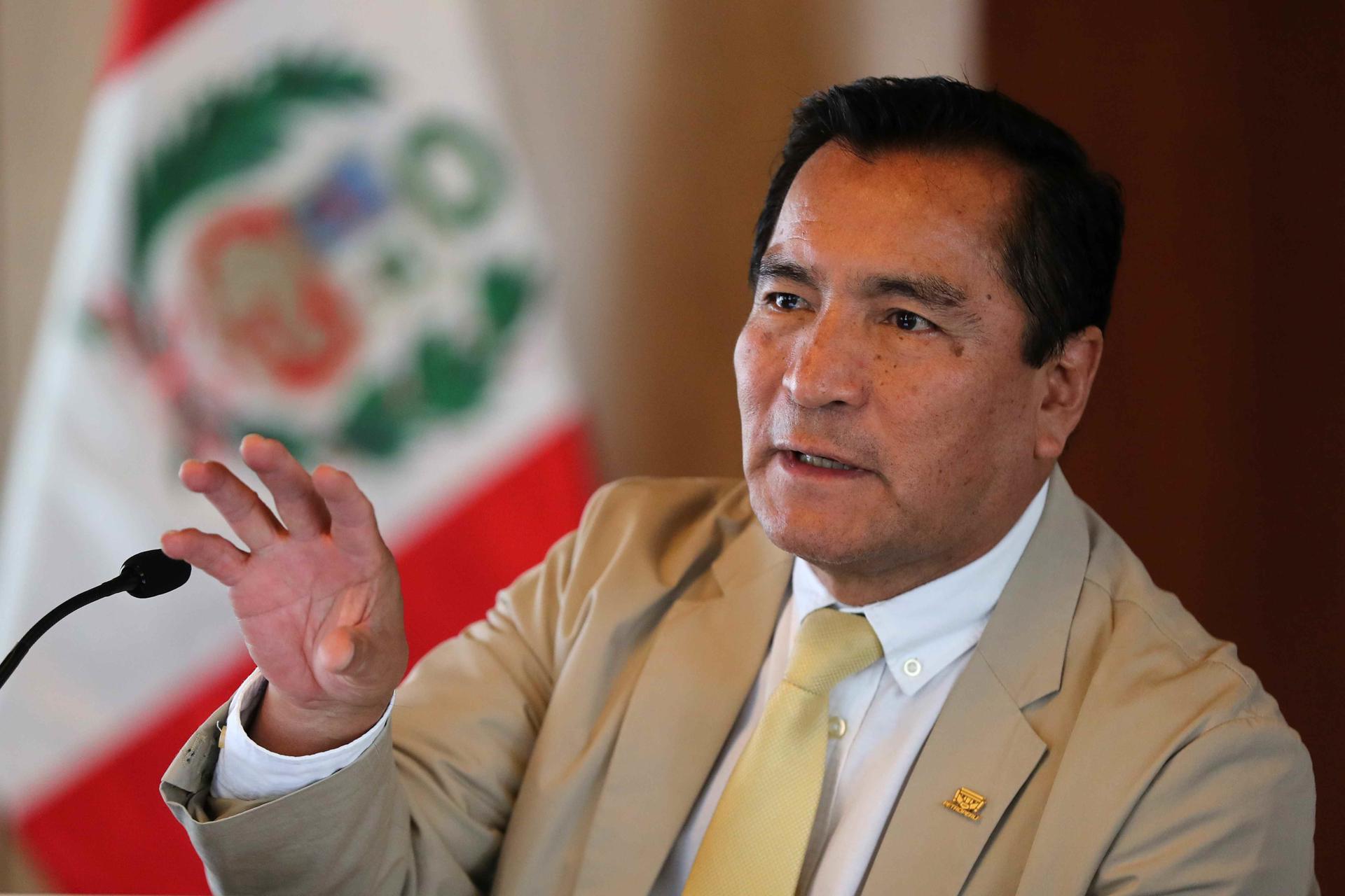 El presidente de Petroperú, Alejandro Narváez, en una fotografía de archivo. EFE/Paolo Aguilar