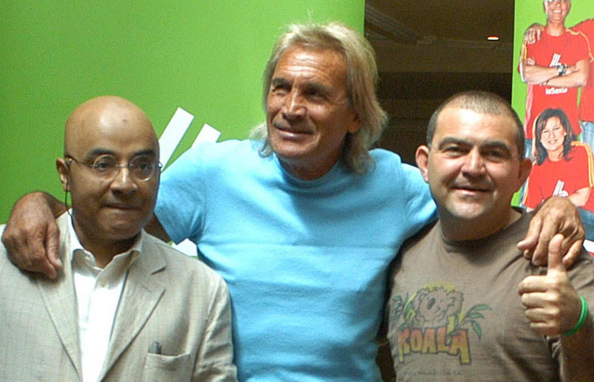 Imagen de archivo del argentino Hugo Orlando "el loco" Gatti (c) en una imagen de archivo. EFE/Kiko Huesca