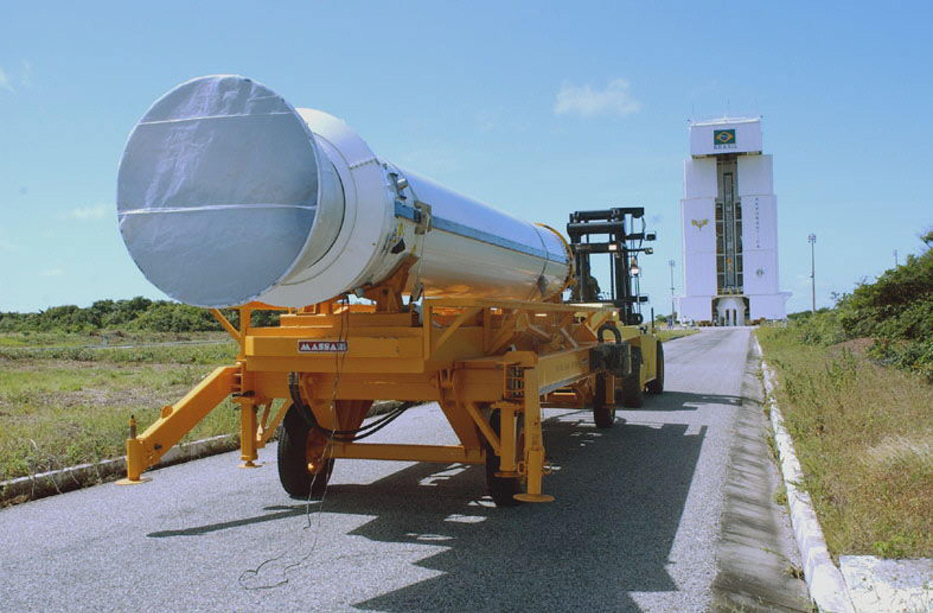 Fotografía de archivo de una vista general de la base Aeroespacial de Alcántara, en el estado brasileño de Maranhao (nordeste). EFE