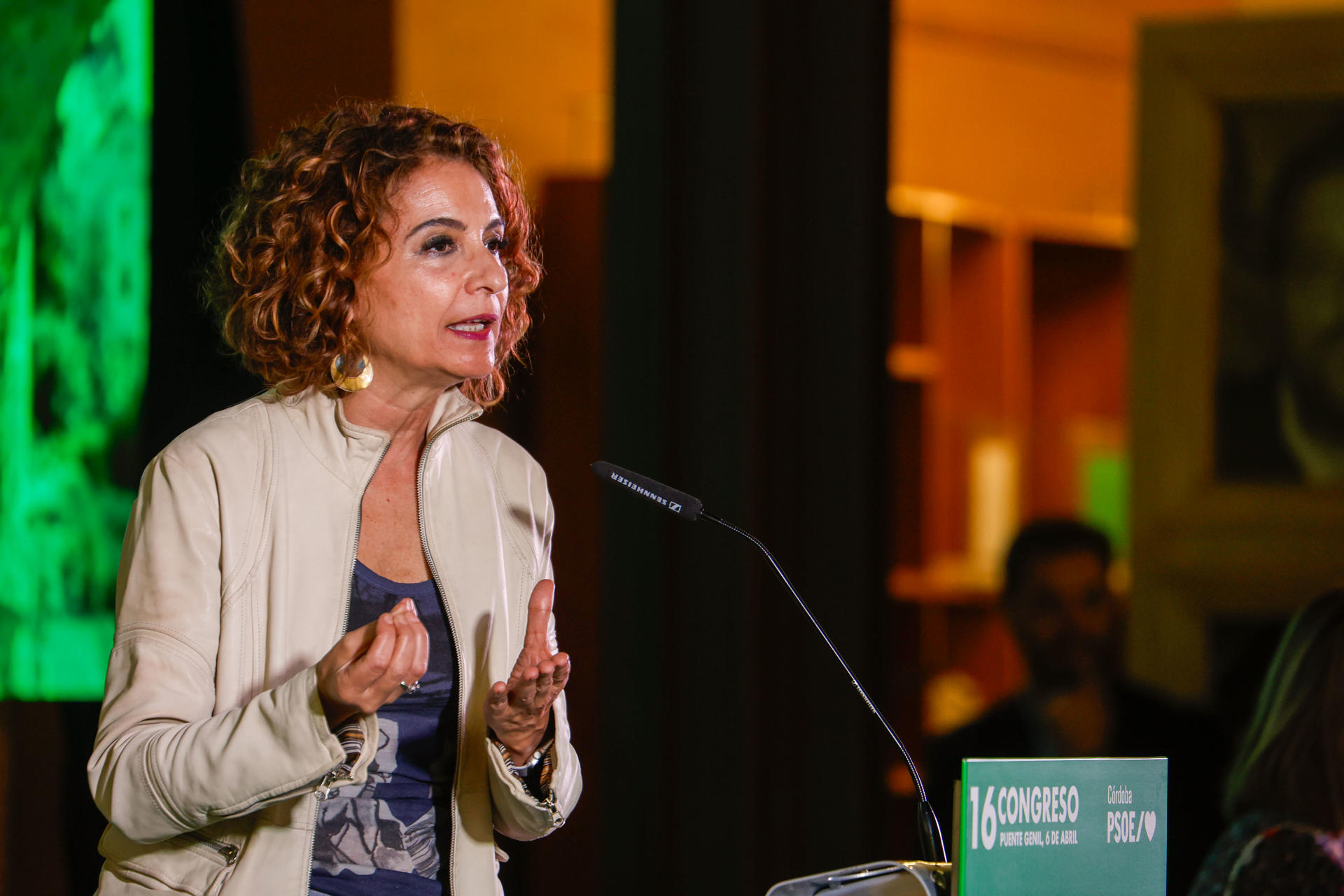 La ministra de Hacienda y secretaria general del PSOE-A, María Jesús Montero. EFE/ Salas