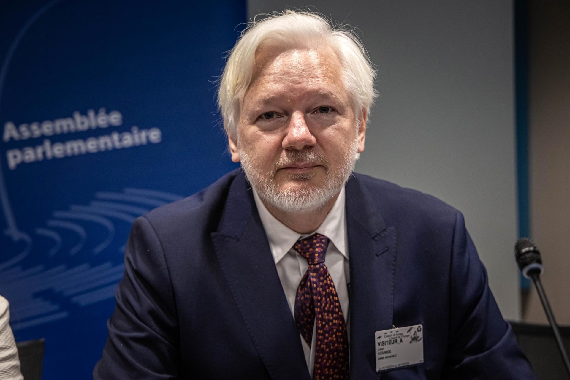 Julian Assange en una foto de archivo. EFE/EPA/CHRISTOPHE PETIT TESSON