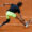 El tenista canadiense Gabriel Diallo devuelve una bola al búlgaro Grigor Dimitrov durante el partido de octavos de final del Mutua Madrid Open disputado en la Caja Mágica, en Madrid. EFE/Juanjo Martín