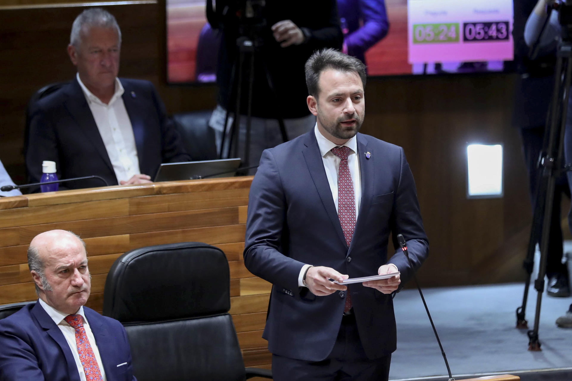 Imagen de archivo del portavoz del PP en el parlamento asturiano, Álvaro Queipo. EFE/J.L.Cereijido.