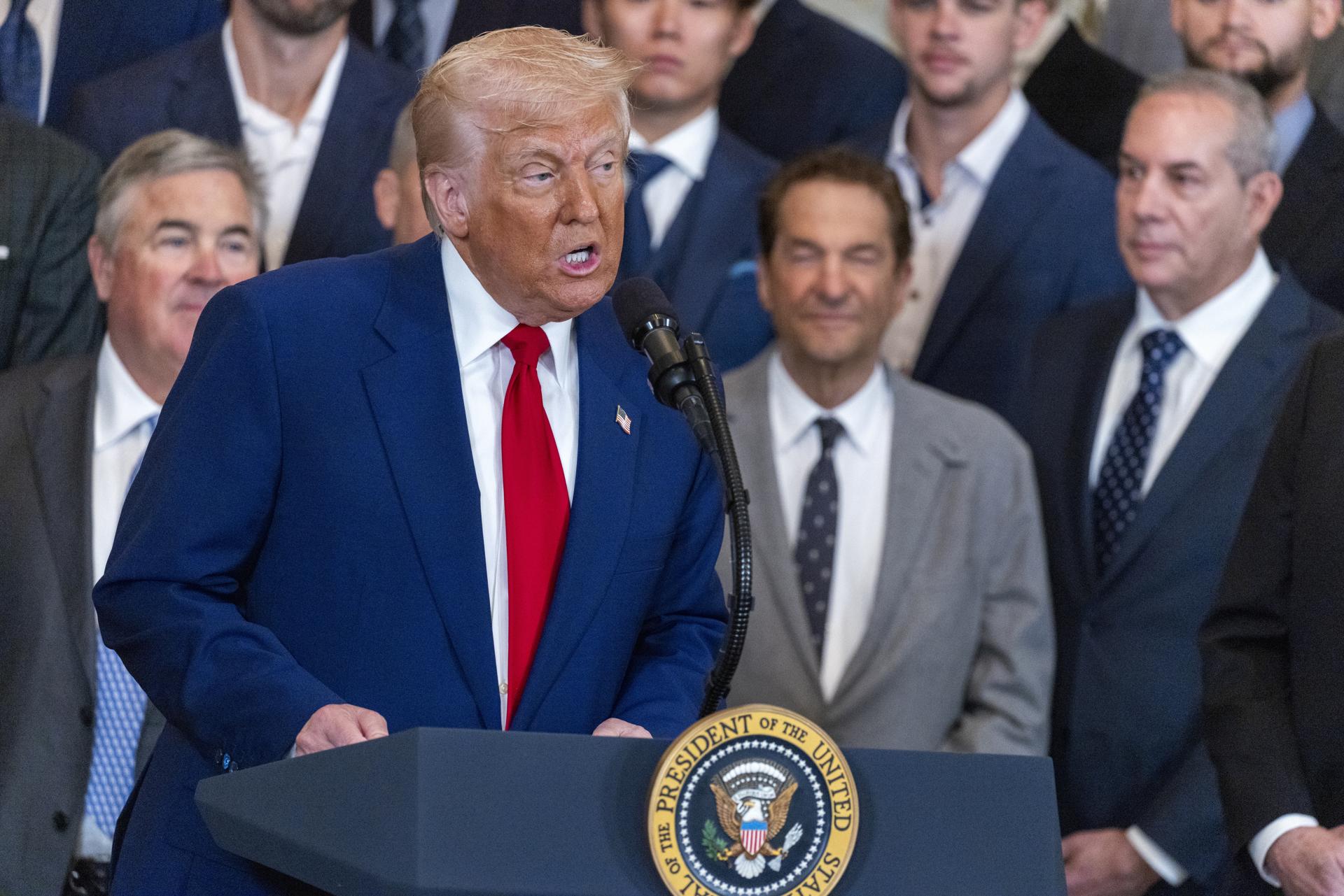 El presidente de EE.UU., Donald Trump. EFE/EPA/SHAWN THEW
