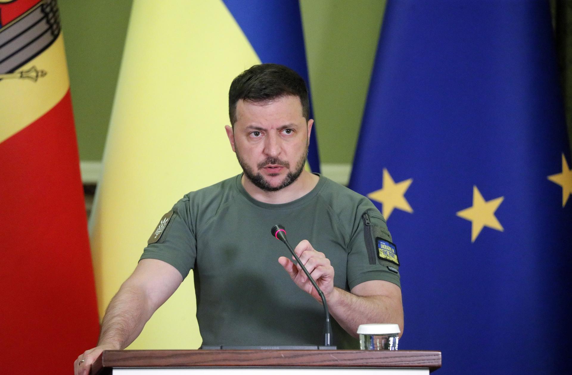 Foto archivo. Volodymyr Zelensky. EFE/EPA/SERGEY DOLZHENKO