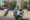 Una agente de la Guardia Civil de Tráfico circula en moto en el kilómetro 13 de la A-4 en Madrid. EFE/ Mariscal