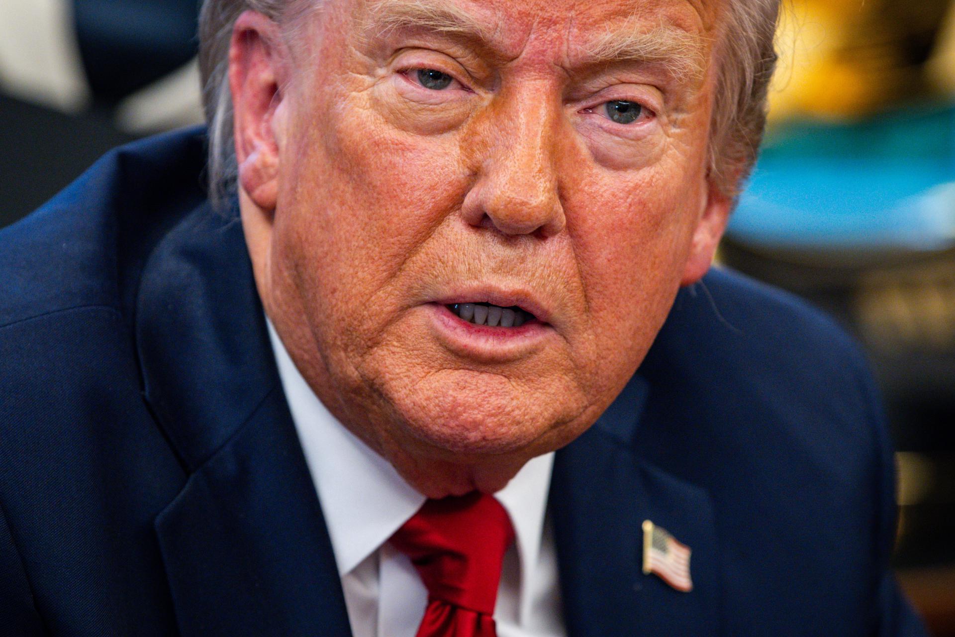 Foto de archivo del presidente de EE.UU. Donald Trump. EFE/SAMUEL CORUM / POOL