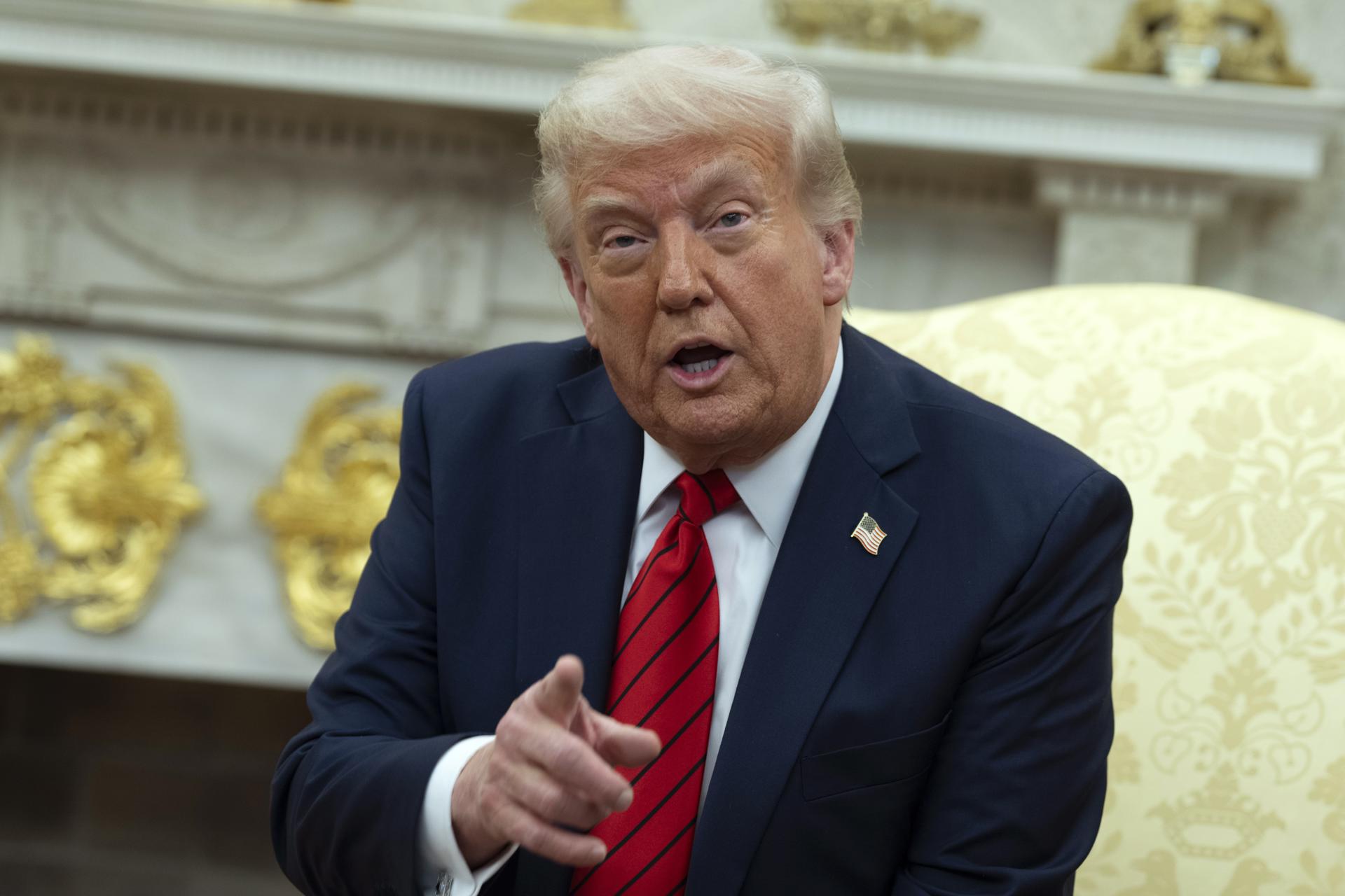 El presidente de Estados Unidos, Donald Trump, en una fotografía de archivo. EFE/CHRIS KLEPONIS