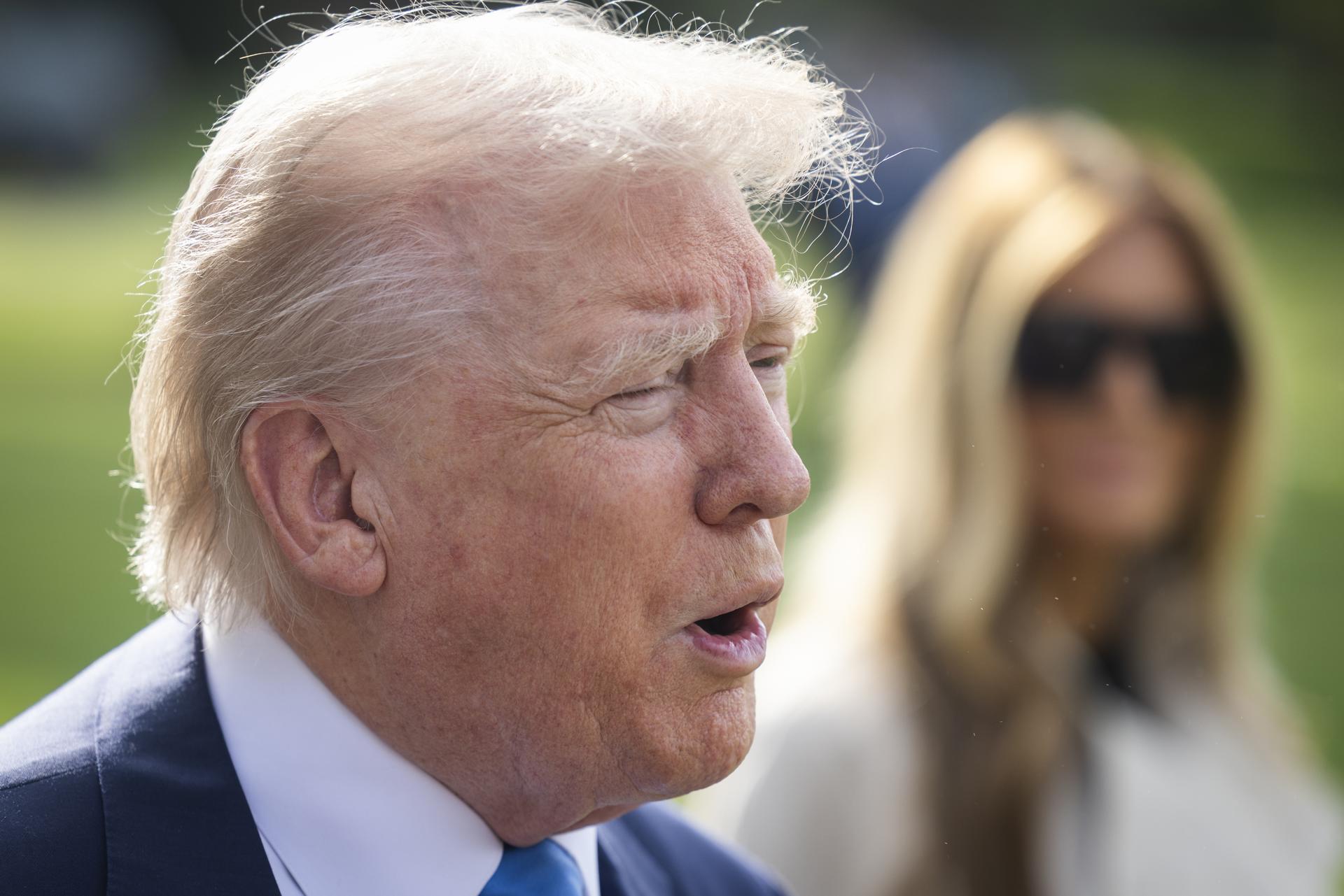 El presidente de Estados Unidos, Donald Trump, en una fotografía de archivo. EFE/JIM LO SCALZO