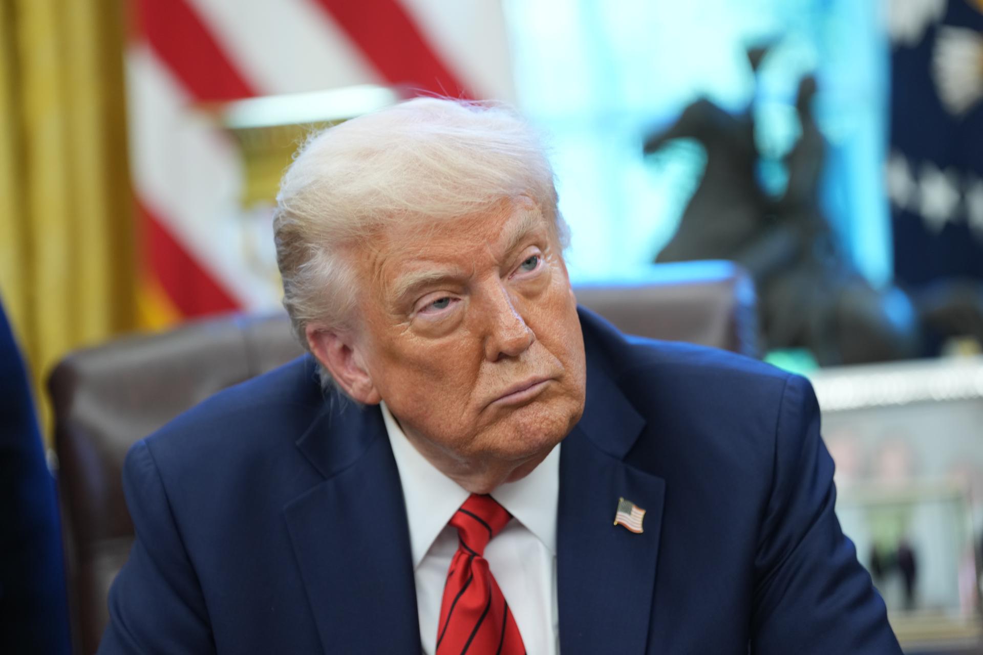 El presidente de Estados Unidos, Donald Trump. EFE/EPA/CHRIS KLEPONIS / POOL