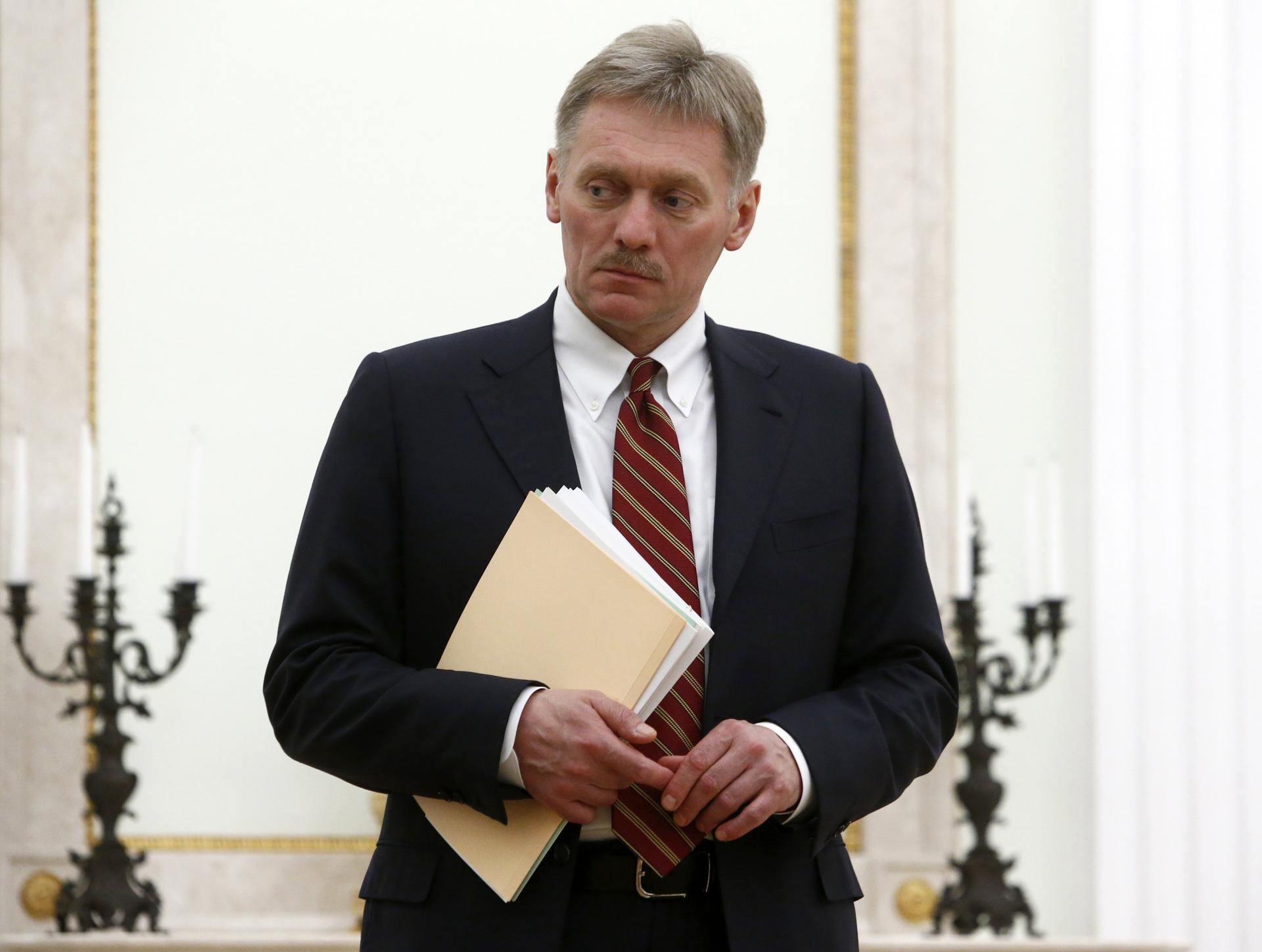 Foto archivo. Dmitry Peskov. EPA/SERGEI KARPUKHIN / POOL