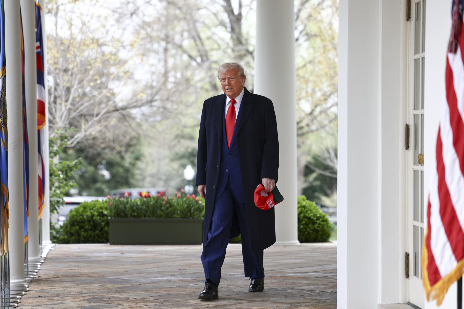 El presidente de Estados Unidos, Donald Trump. EFE/Jim Lo Scalzo