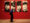 Una persona camina frente a retratos de los integrantes de la banda británica The Beatles durante una exposición en el Museo de Brooklyn, en Nueva York (Estados Unidos). EFE Archivo/Sarah Yáñez-Richards
