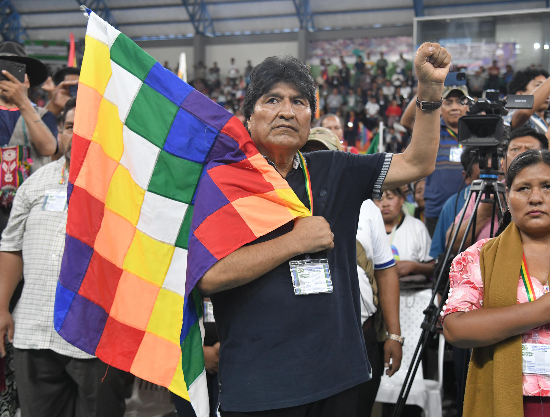 El expresidente de Bolivia Evo Morales, en una fotografía de archivo. EFE/ Jorge Abrego
