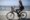 Una mujer pasea en bici con su perro en una imagen de archivo. EFE/Abir Sultan