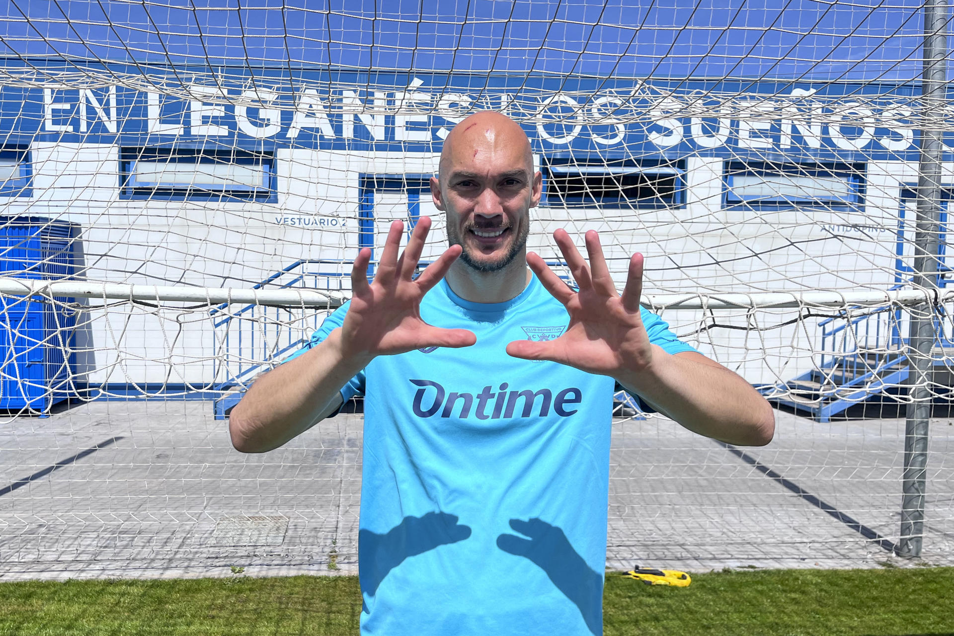 El portero del Leganés Marko Dmitrovic en una entrevista concedida a EFE. EFE/ Carlos Mateos