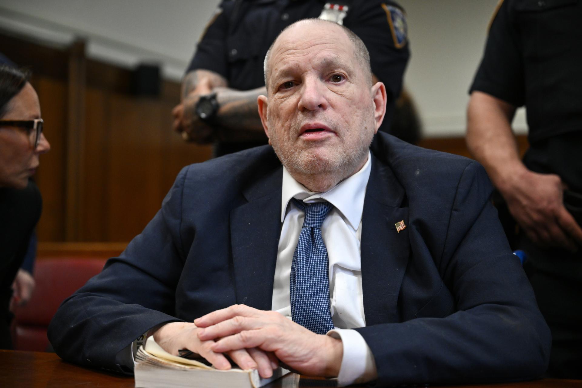 El ex productor de cine Harvey Weinstein comparece ante el tribunal para su nuevo juicio en el Tribunal Penal de Manhattan en Nueva York. EFE/EPA/ANGELA WEISS / POOL