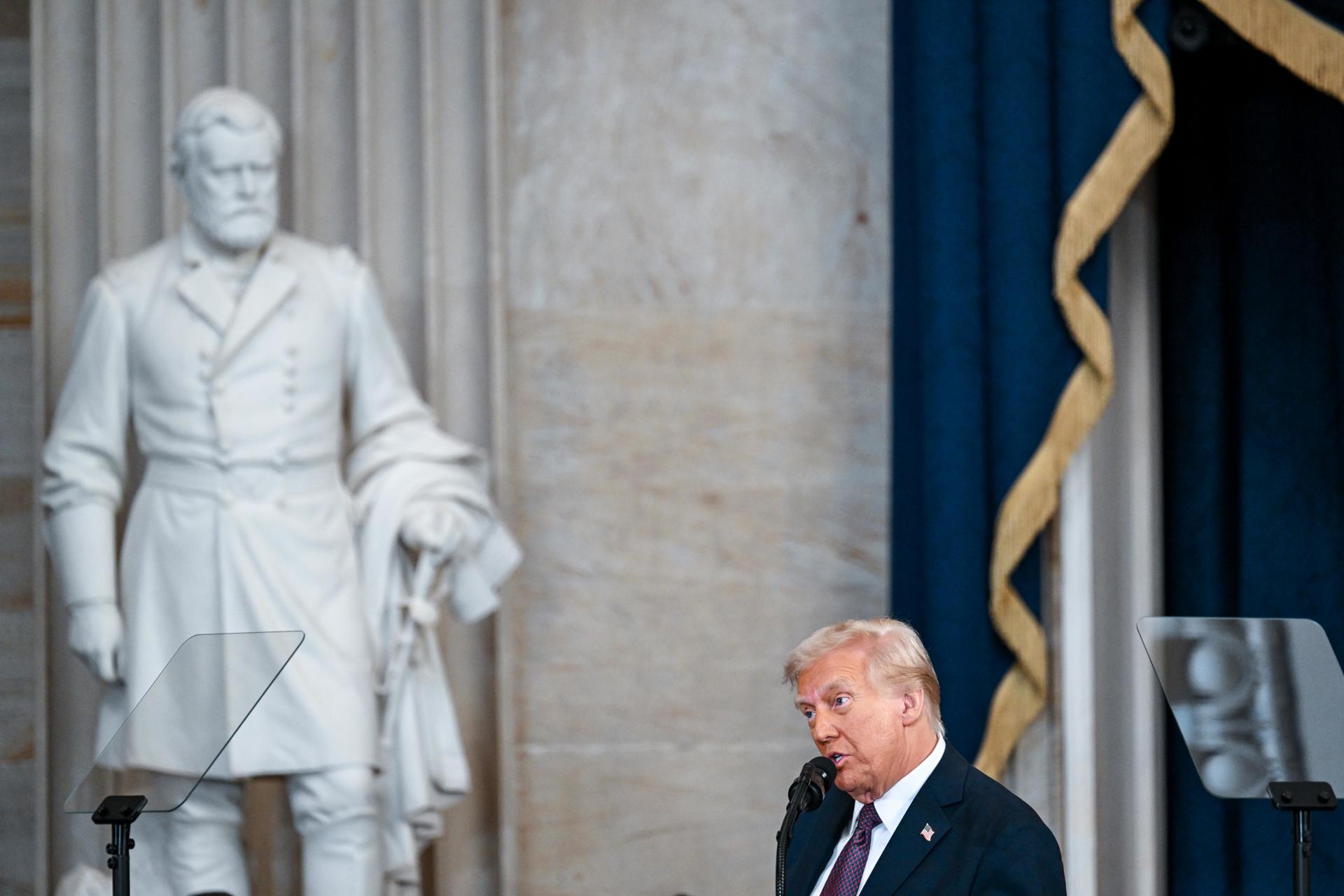 Fotografía de archivo del presidente de Estados Unidos, Donald Trump, en Washington DC (EE.UU.) EFE/Kenny Holston/Pool